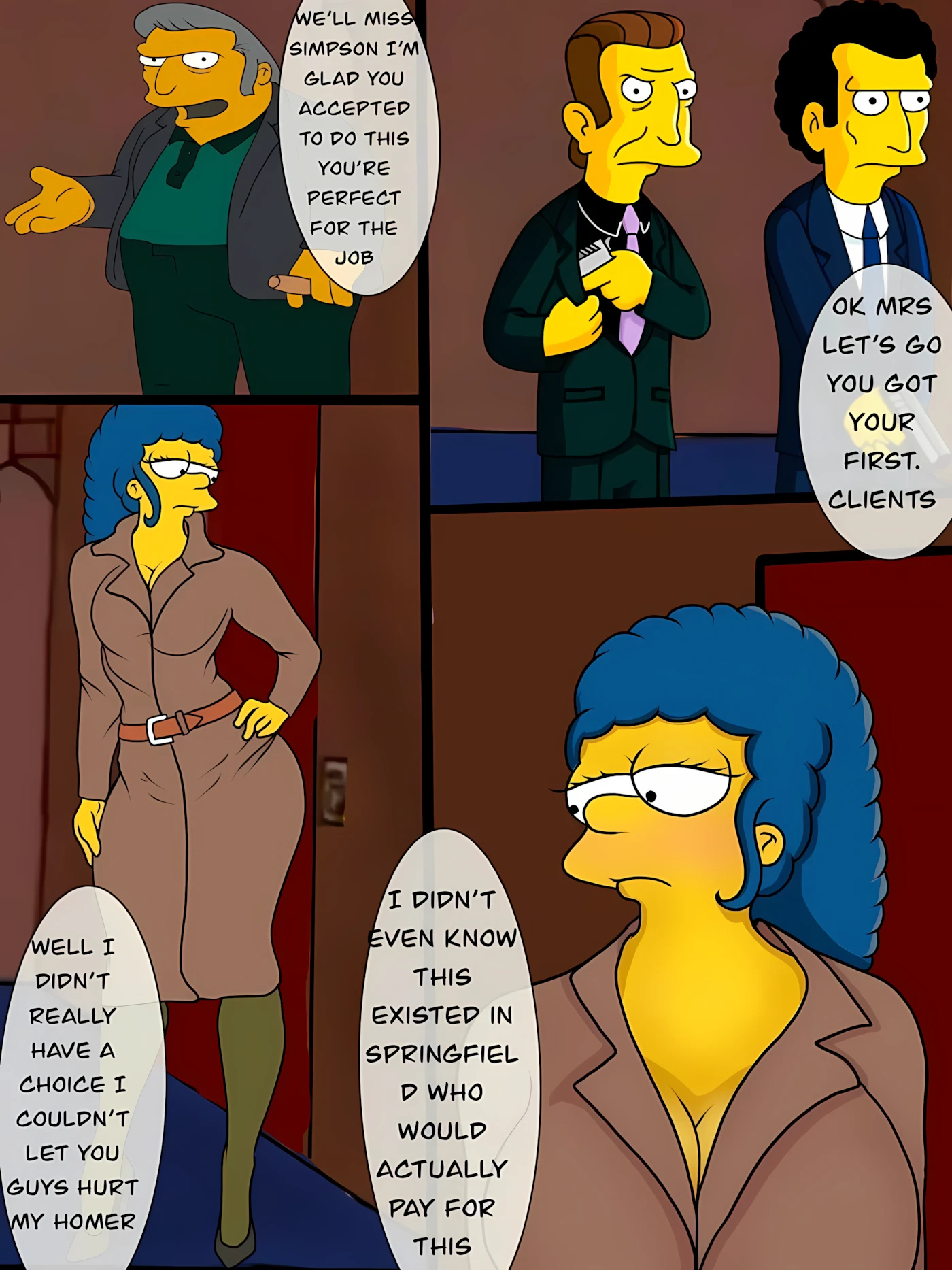 Paying My Husbands Debt (The Simpsons) - 1 . Paying My Husbands Debt - Chapter 1 [PhunToons7] - Page 5