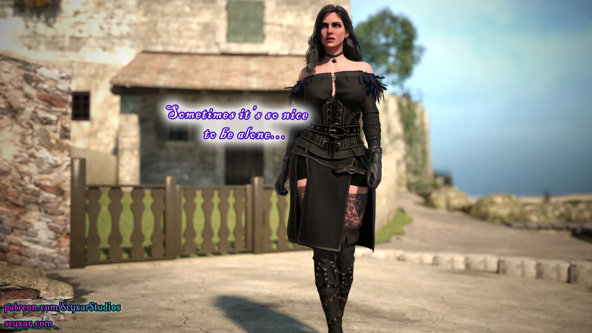 Geralt’s Transformation into Yennefer [Scyxar Studios] - 3 . Geralt’s Transformation into Yennefer - Chapter 3 - Page 2