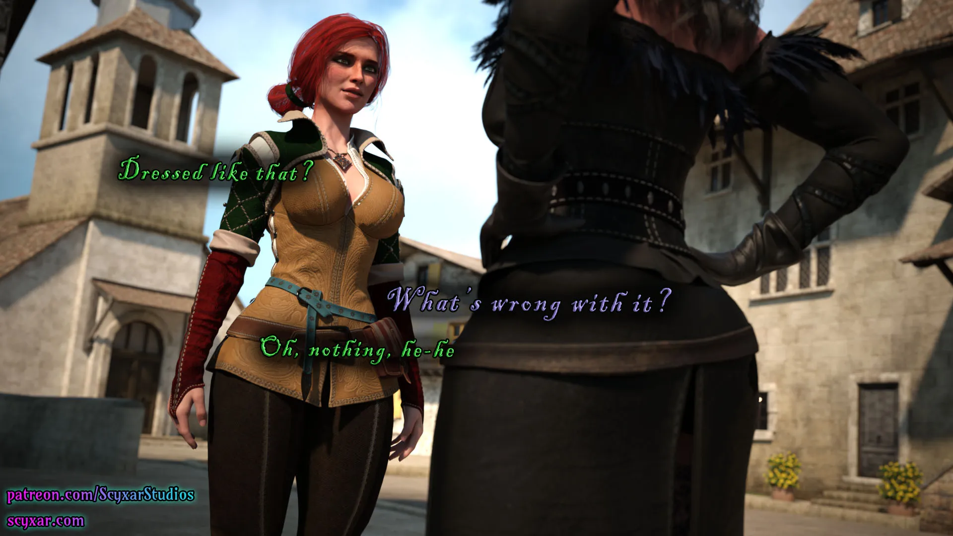 Geralt’s Transformation into Yennefer [Scyxar Studios] - 3 . Geralt’s Transformation into Yennefer - Chapter 3 - Page 7