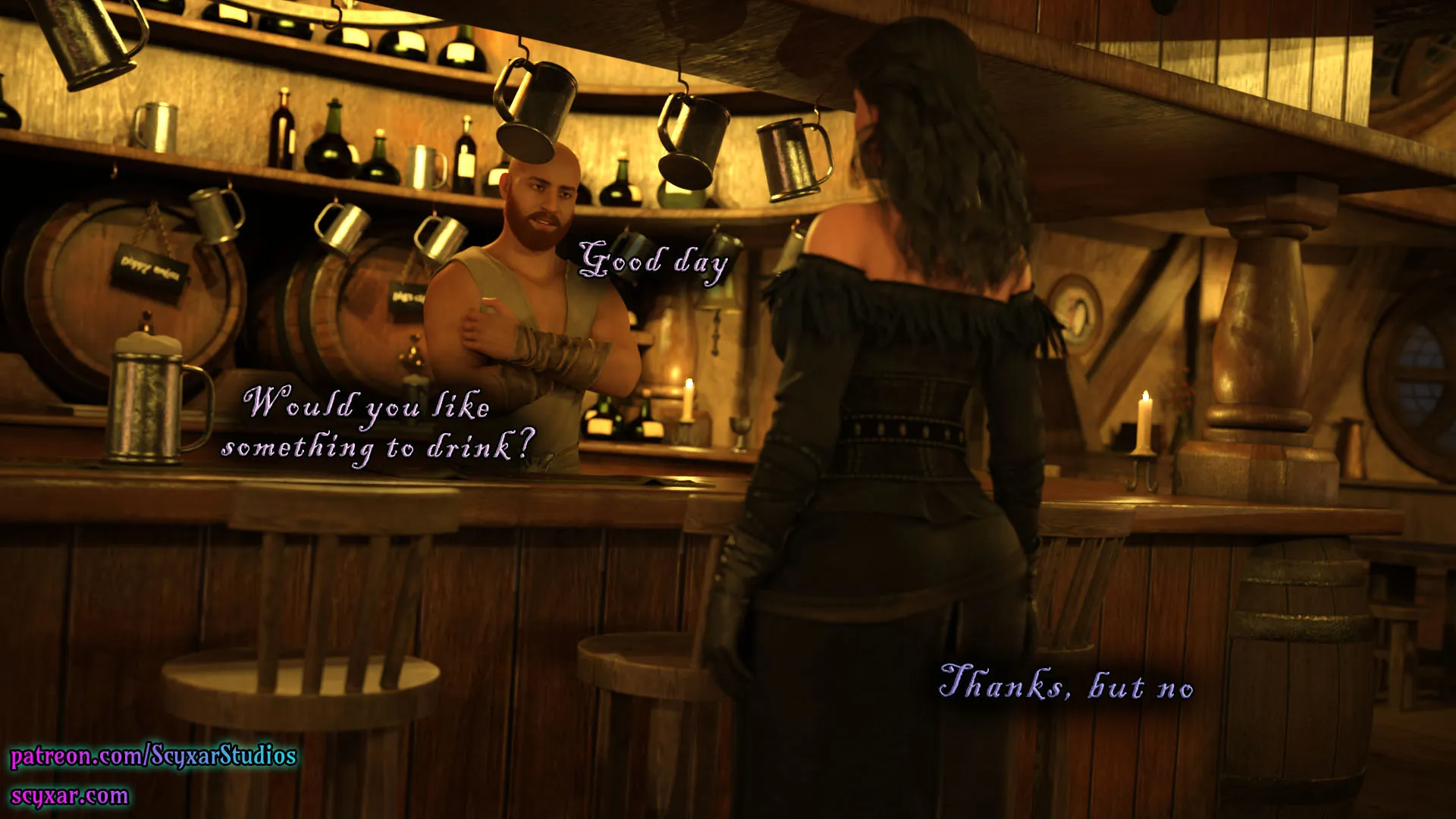 Geralt’s Transformation into Yennefer [Scyxar Studios] - 3 . Geralt’s Transformation into Yennefer - Chapter 3 - Page 23