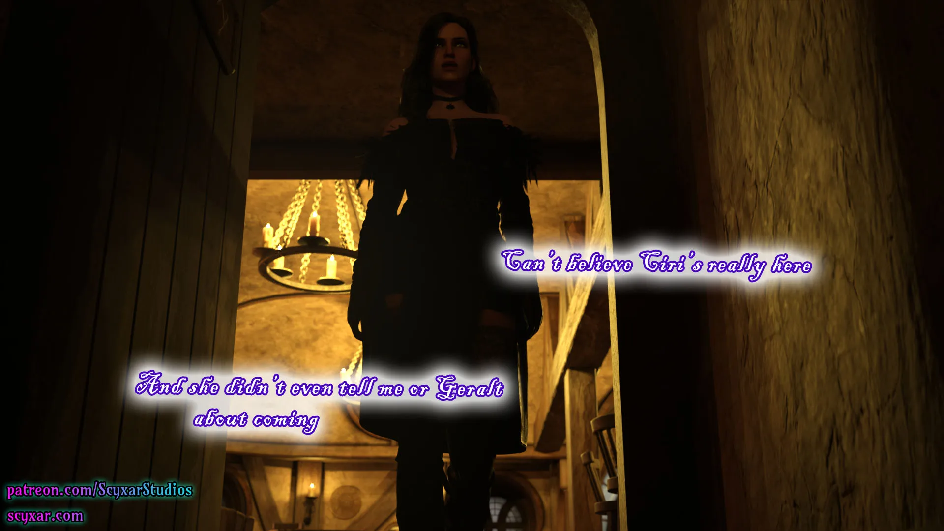 Geralt’s Transformation into Yennefer [Scyxar Studios] - 3 . Geralt’s Transformation into Yennefer - Chapter 3 - Page 32