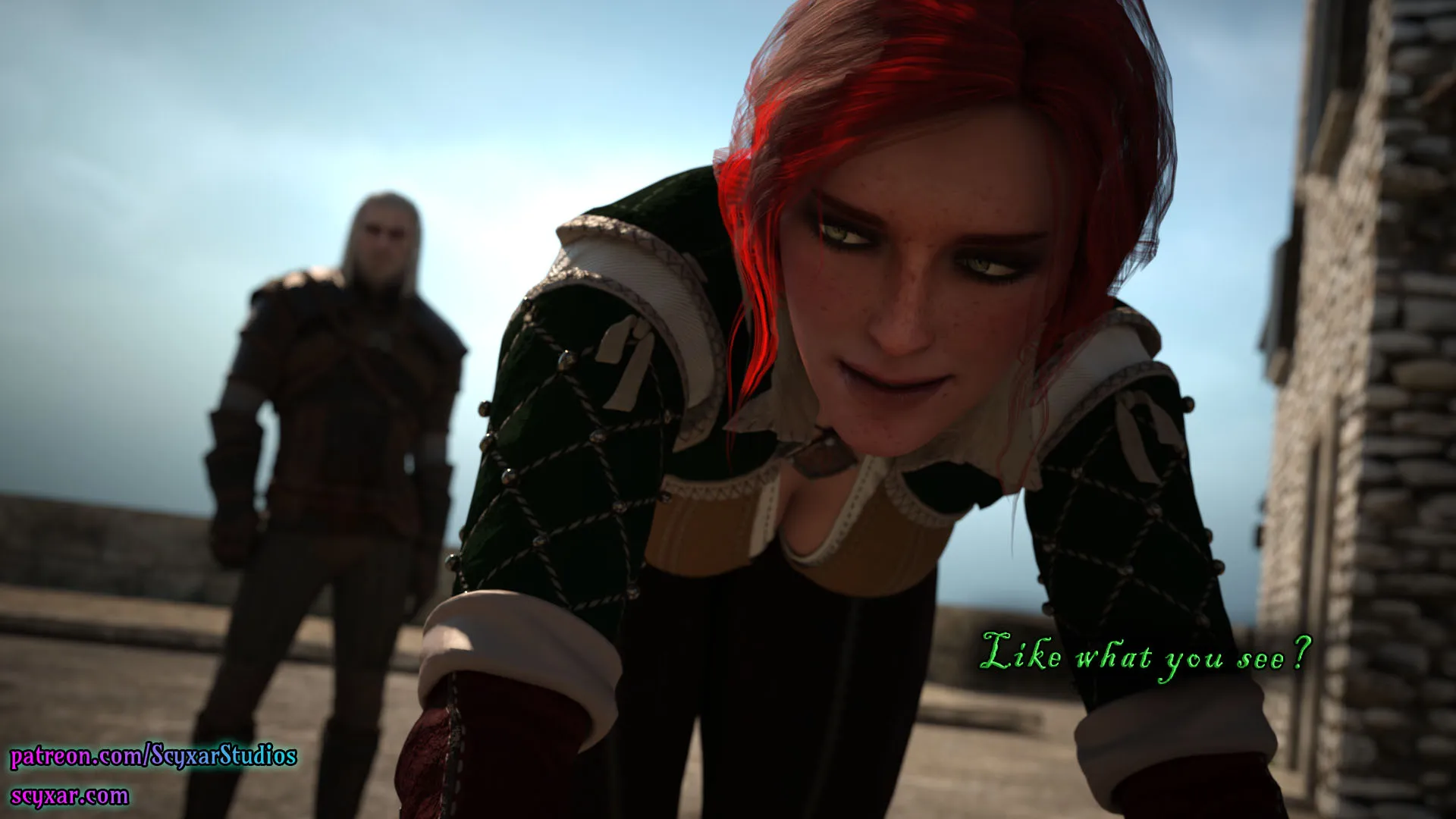 Geralt’s Transformation into Yennefer [Scyxar Studios] - 3 . Geralt’s Transformation into Yennefer - Chapter 3 - Page 37