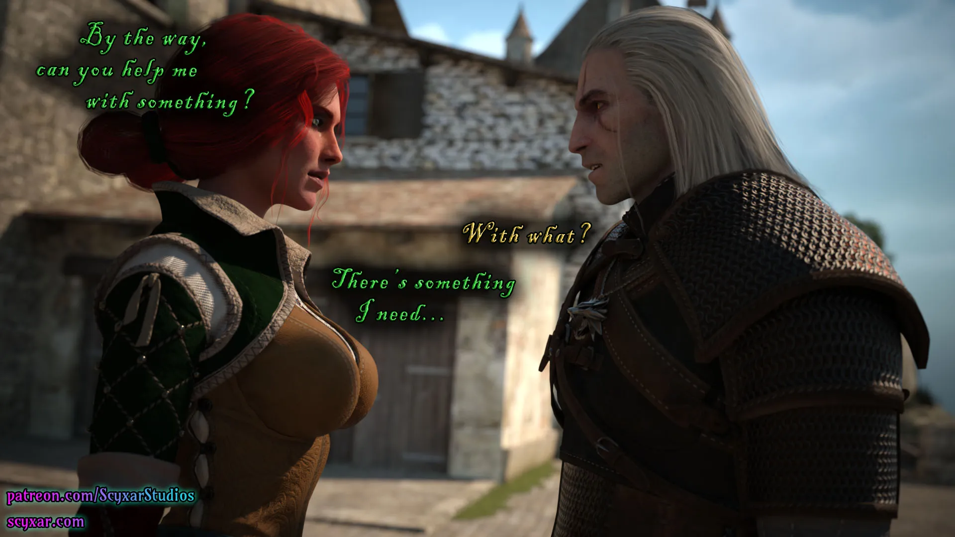 Geralt’s Transformation into Yennefer [Scyxar Studios] - 3 . Geralt’s Transformation into Yennefer - Chapter 3 - Page 40