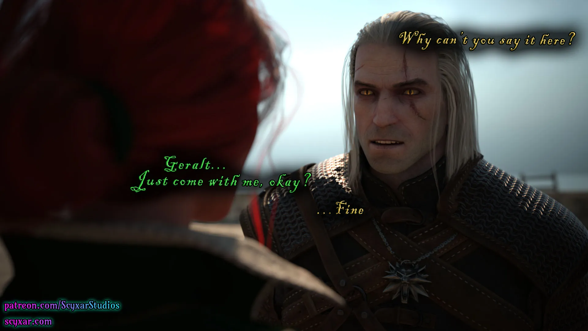 Geralt’s Transformation into Yennefer [Scyxar Studios] - 3 . Geralt’s Transformation into Yennefer - Chapter 3 - Page 42