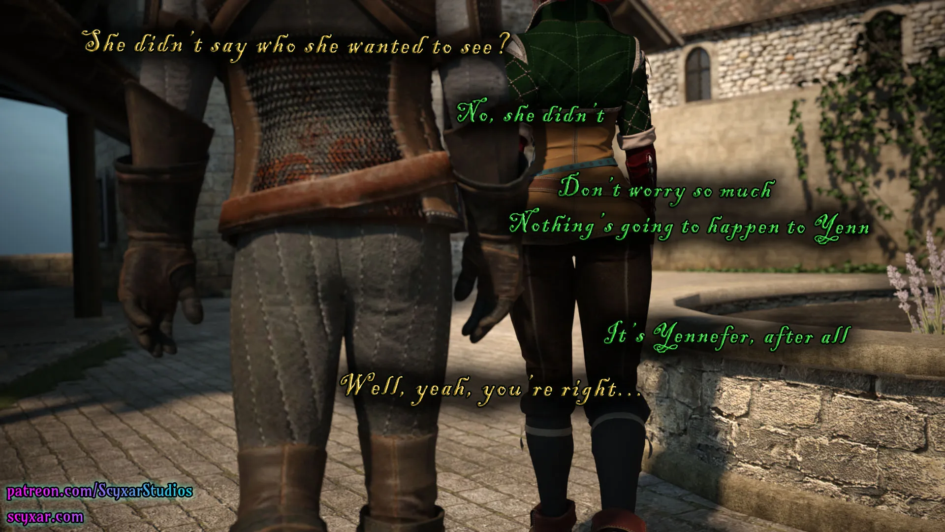 Geralt’s Transformation into Yennefer [Scyxar Studios] - 3 . Geralt’s Transformation into Yennefer - Chapter 3 - Page 43