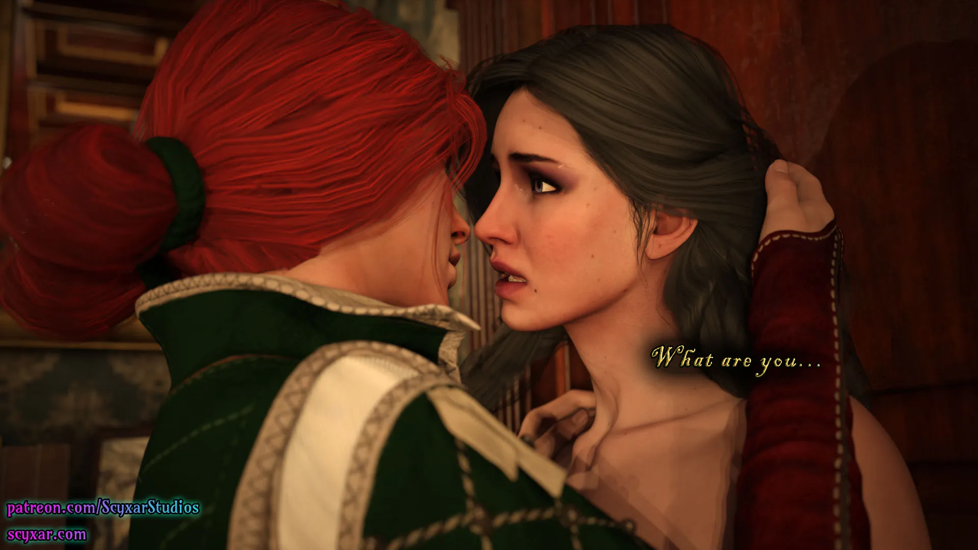 Geralt’s Transformation into Yennefer [Scyxar Studios] - 3 . Geralt’s Transformation into Yennefer - Chapter 3 - Page 54