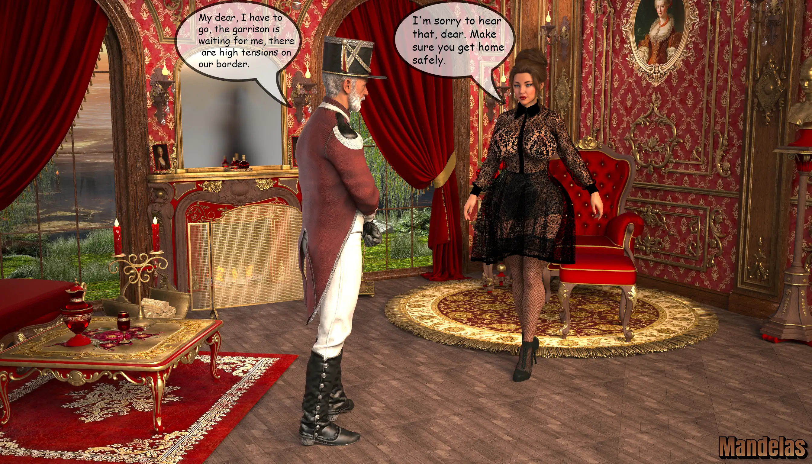 Mrs.Gail and the Tramp [Mandelas] - 1 . Mrs.Gail and the Tramp - Chapter 1 - Page 4