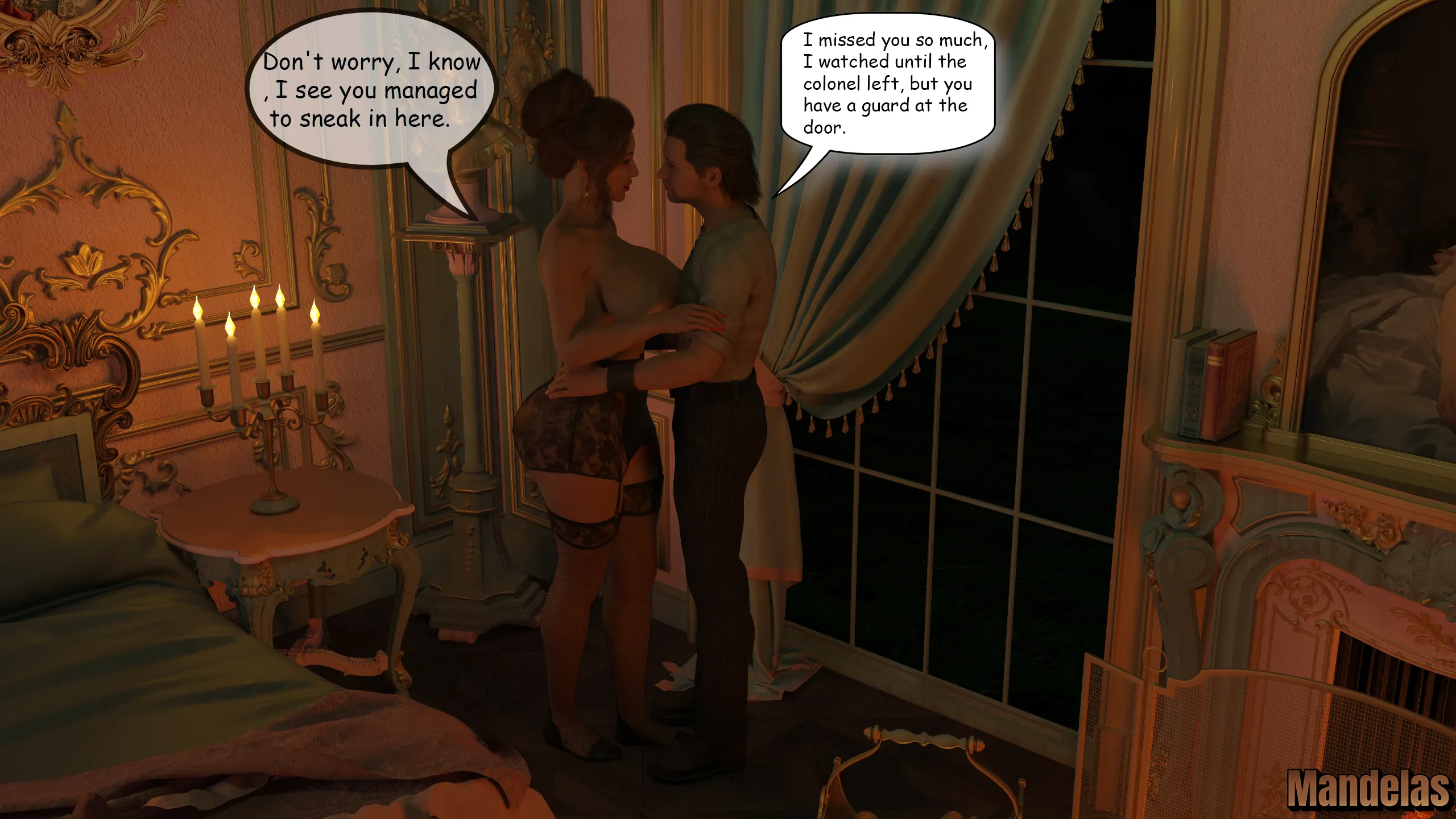 Mrs.Gail and the Tramp [Mandelas] - 1 . Mrs.Gail and the Tramp - Chapter 1 - Page 34