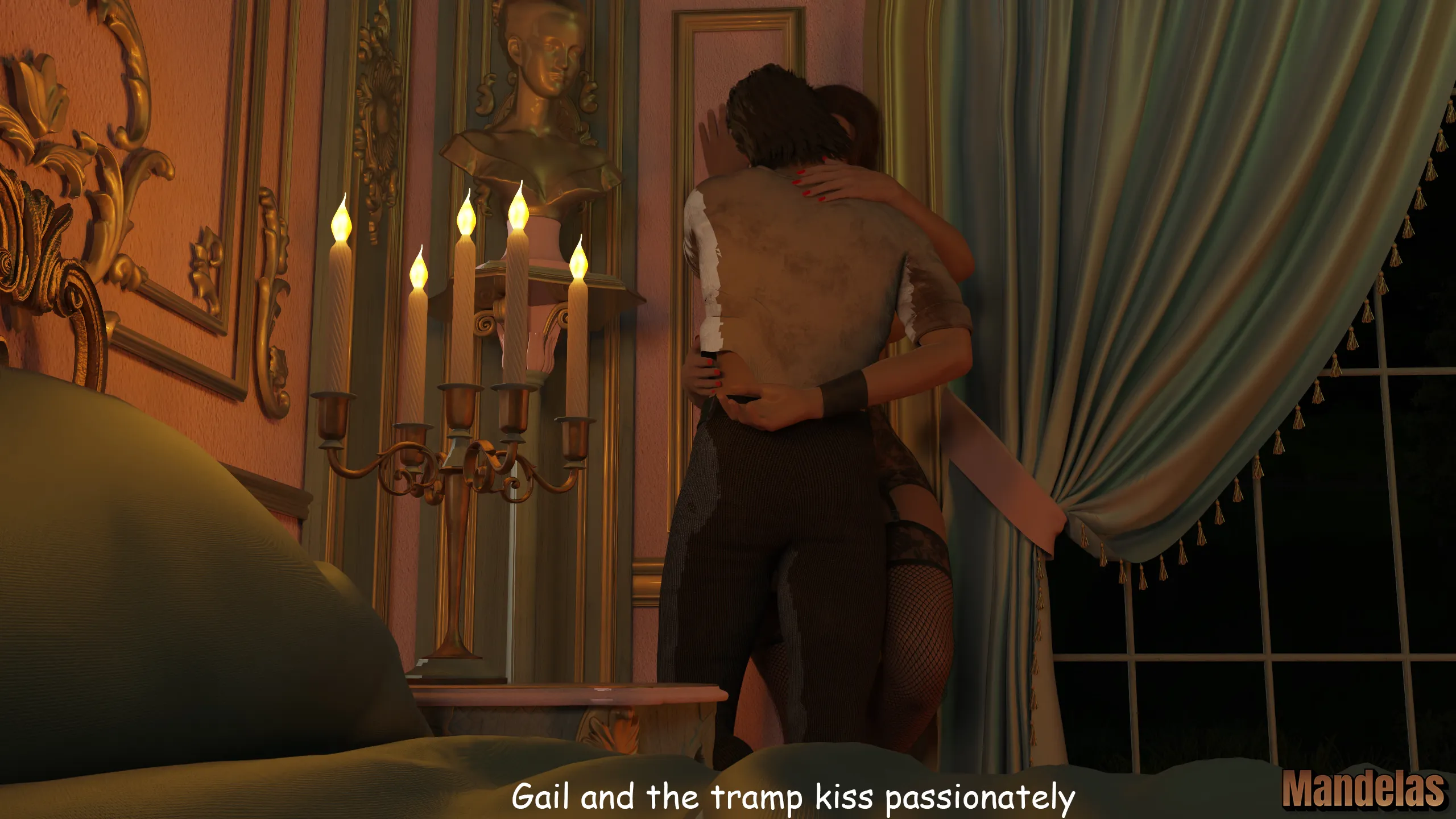 Mrs.Gail and the Tramp [Mandelas] - 1 . Mrs.Gail and the Tramp - Chapter 1 - Page 38