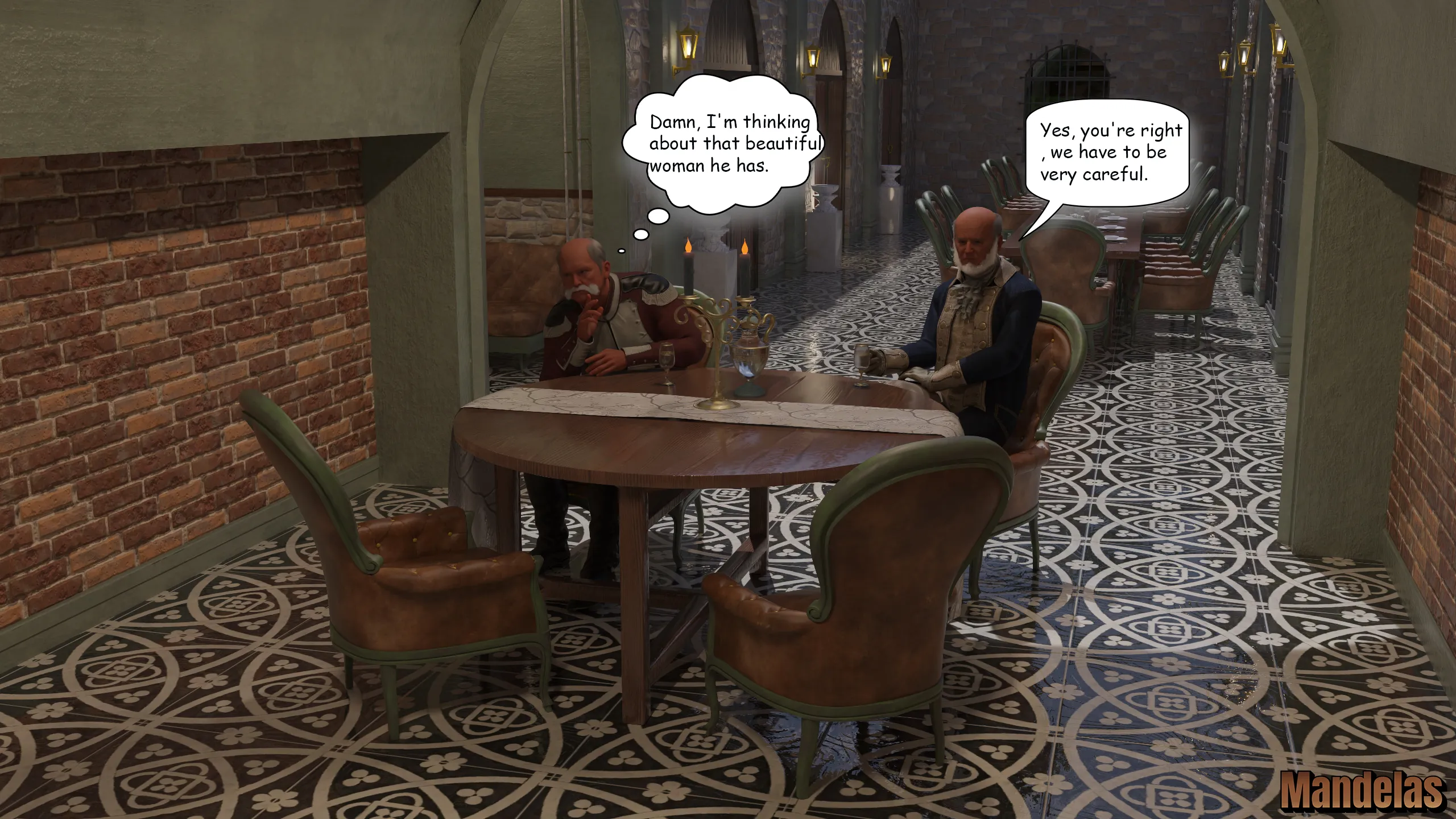 Mrs.Gail and the Tramp [Mandelas] - 1 . Mrs.Gail and the Tramp - Chapter 1 - Page 80