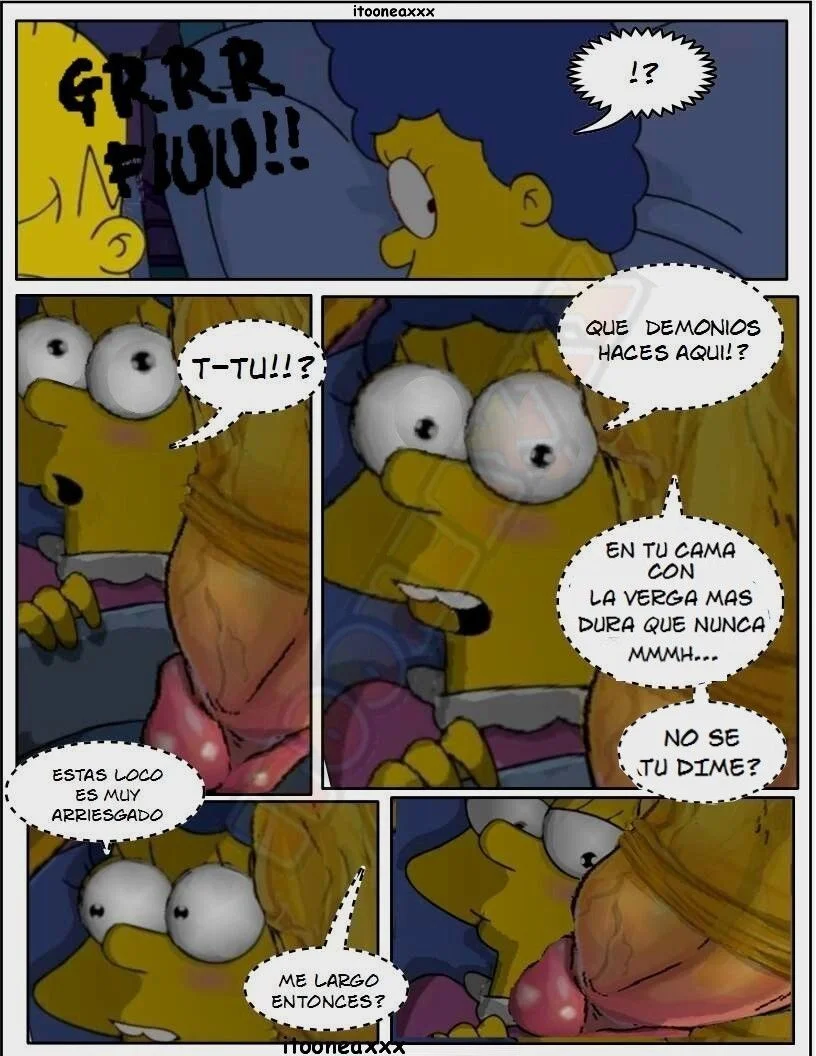 The Simpsons Porn Comics Series - 8 [Spanish] Intruder - Page 2