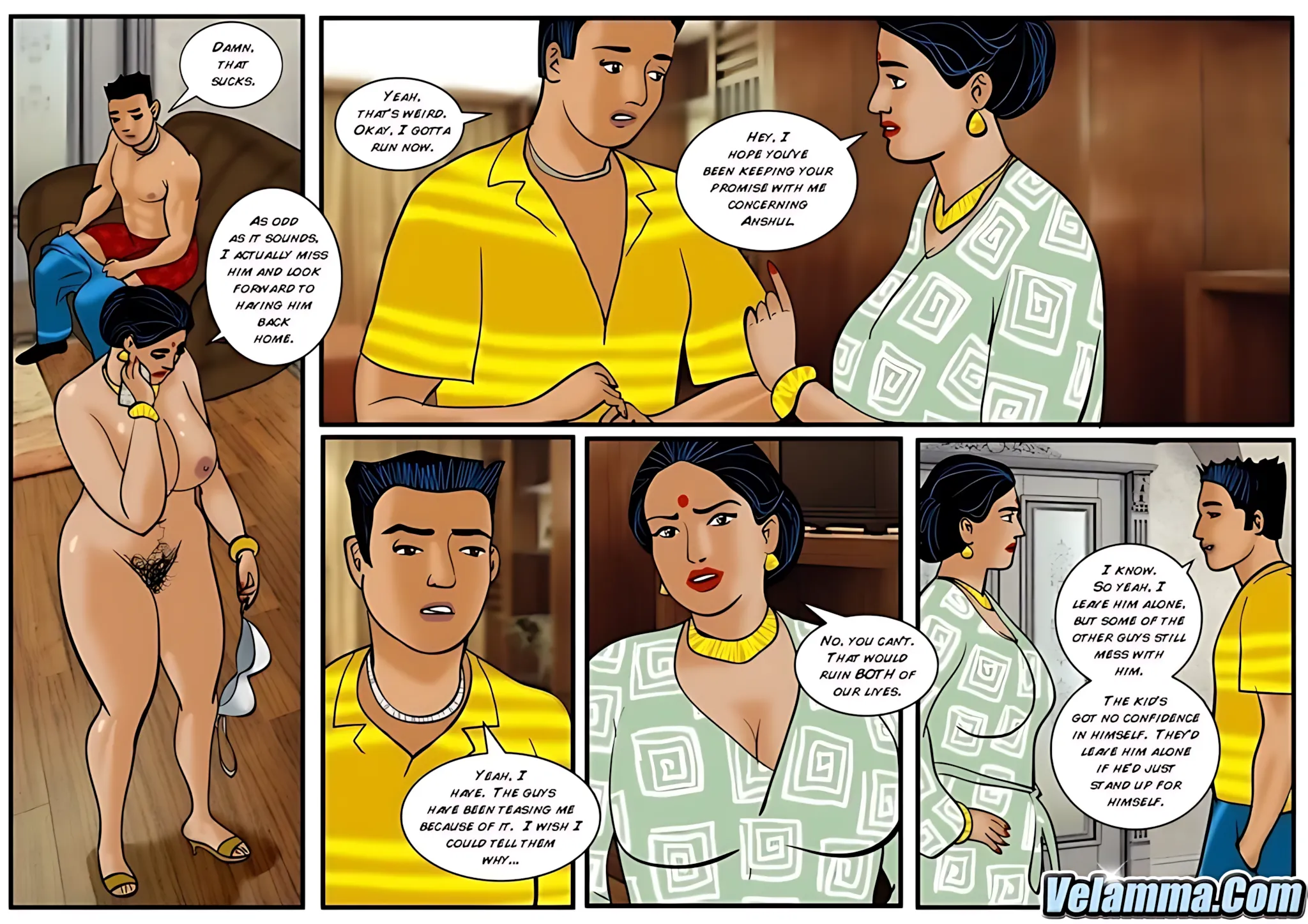 Velamma All Episodes Comics - 26 . Velamma - Episode 26 - Good Influences - Page 5
