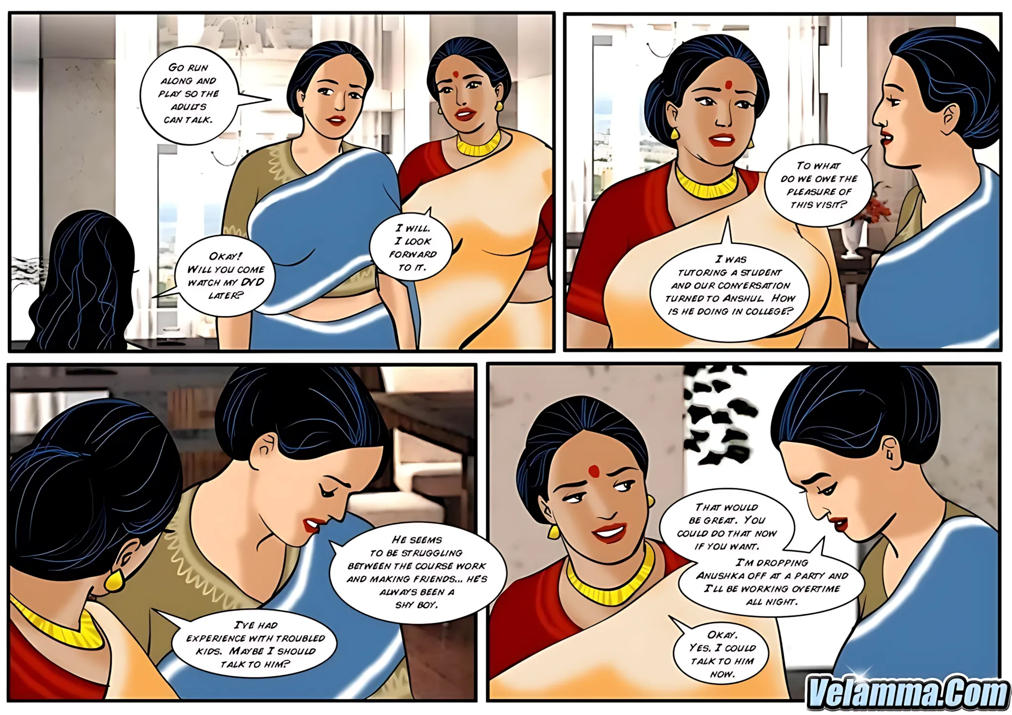 Velamma All Episodes Comics - 26 . Velamma - Episode 26 - Good Influences - Page 8