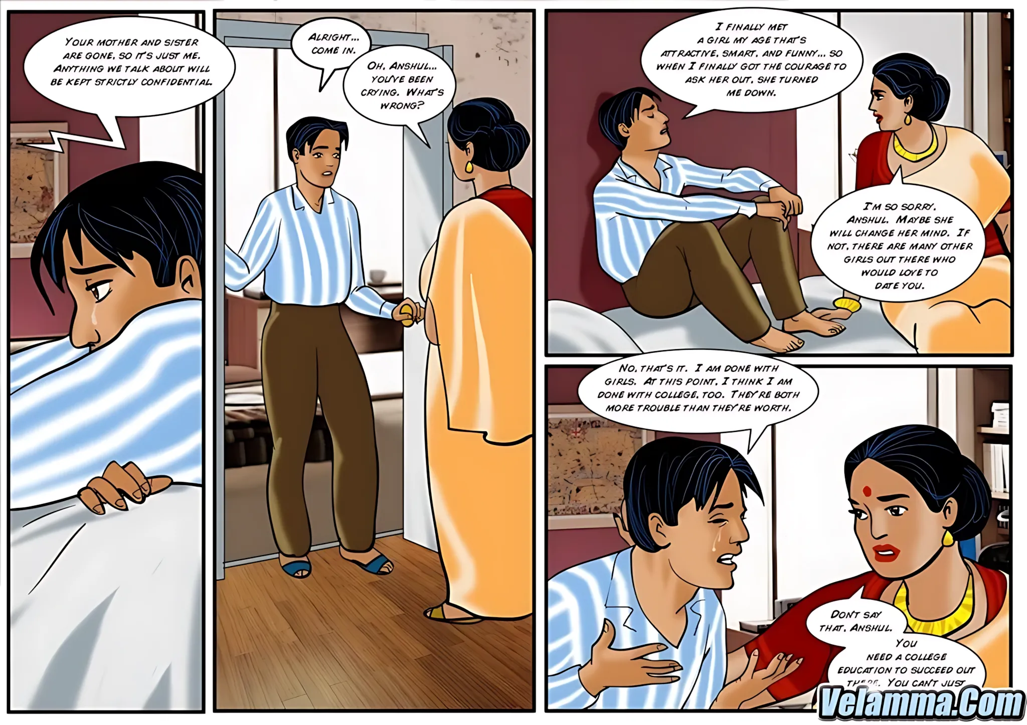 Velamma All Episodes Comics - 26 . Velamma - Episode 26 - Good Influences - Page 10