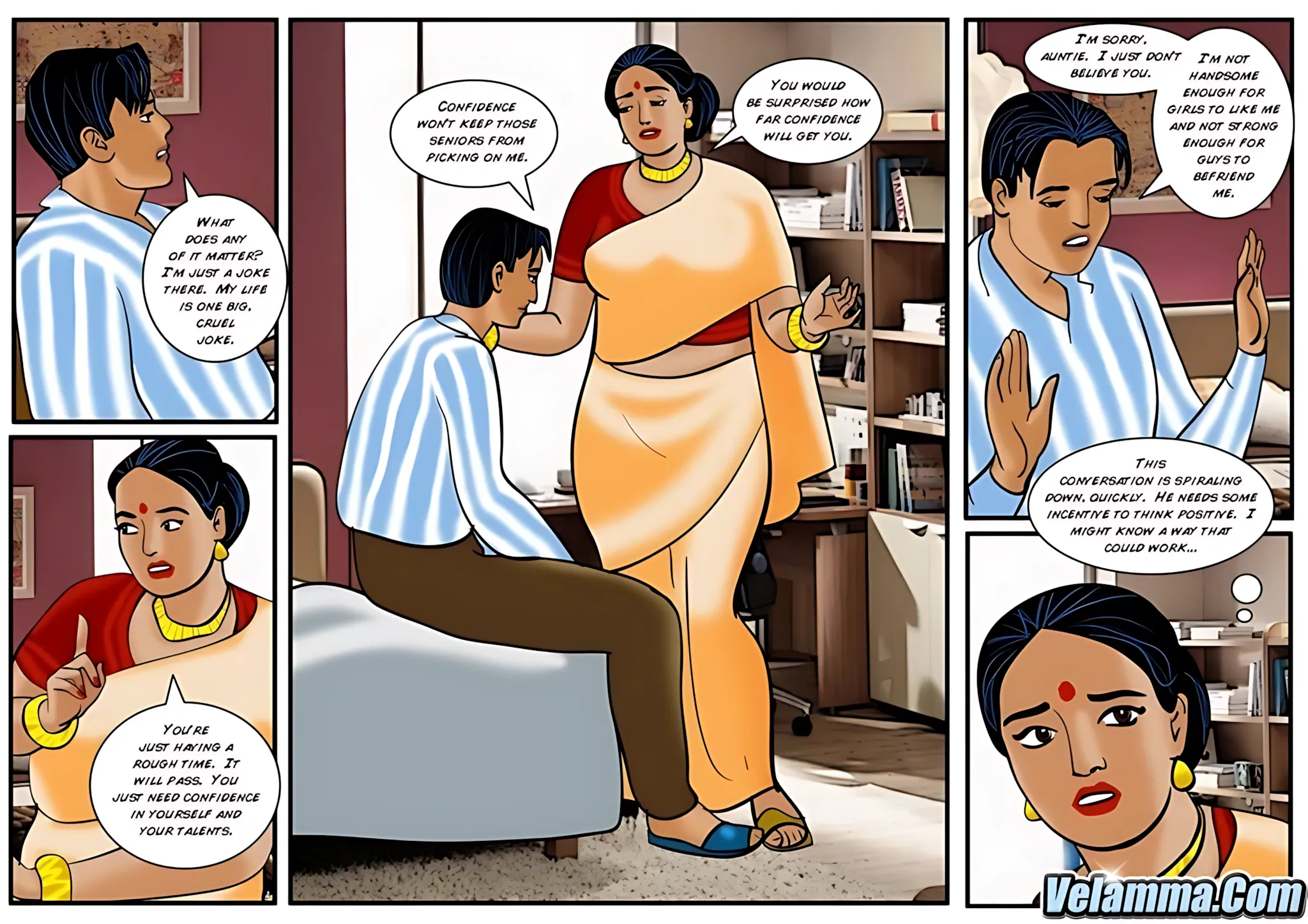 Velamma All Episodes Comics - 26 . Velamma - Episode 26 - Good Influences - Page 11