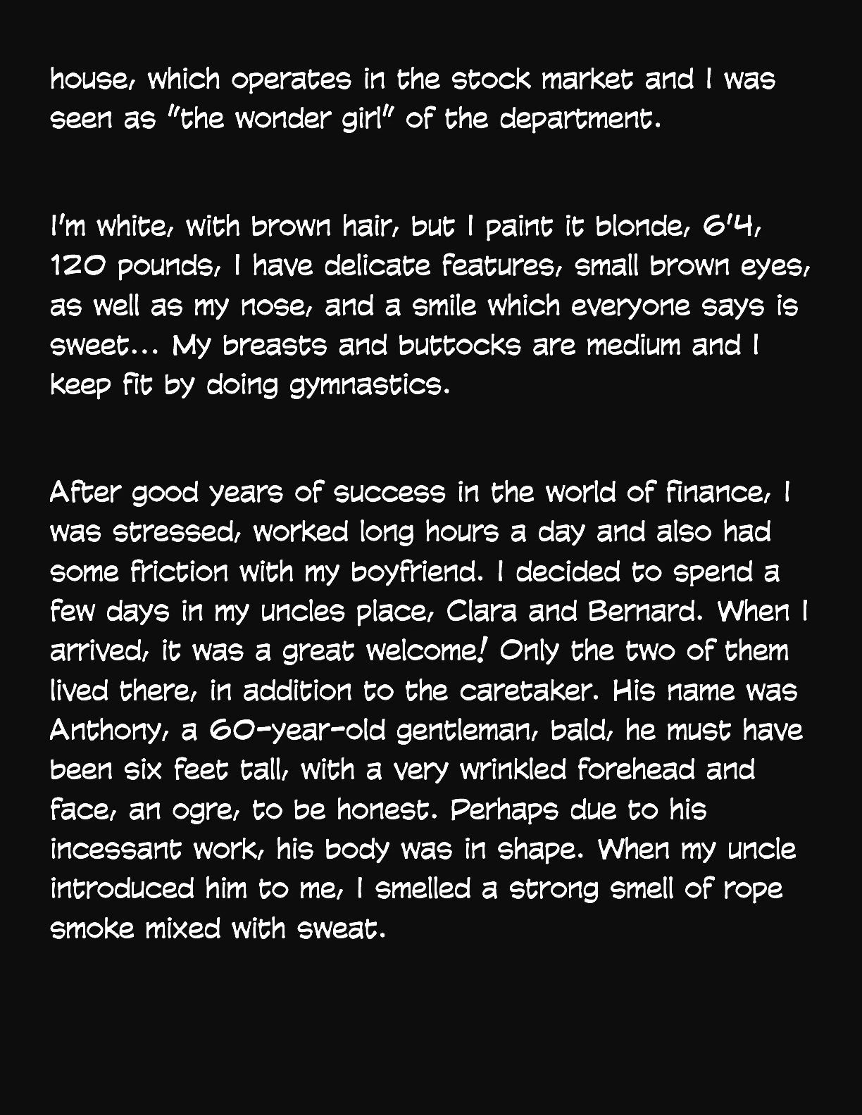 Animated Tales [WC | TF] - THE CULTURED BLONDE AND THE RUDE CARETAKER - Page 2