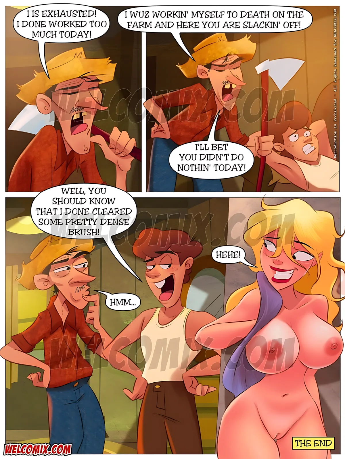 The Hillbilly Farm - 14 . The Hillbilly Farm - Clearing The Brush - Chapter 14 [WC TF] - Page 15