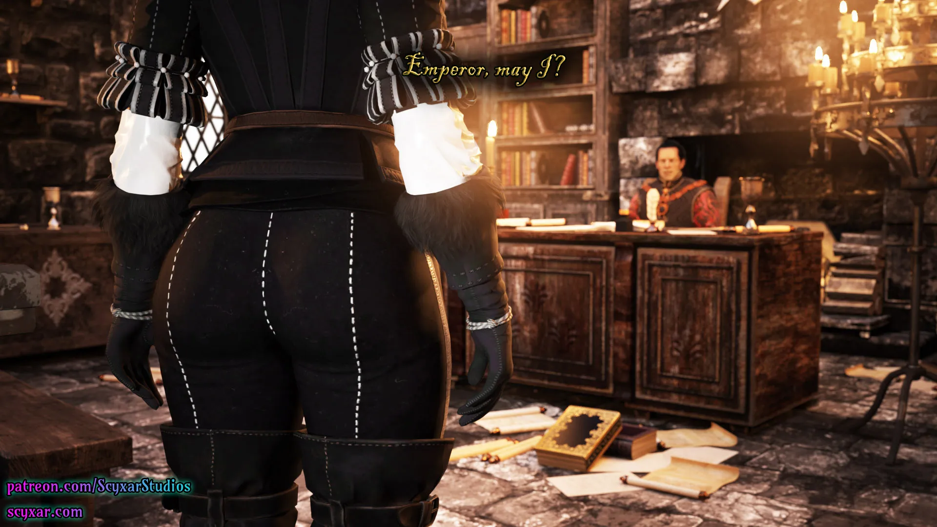 Geralt’s Transformation into Yennefer [Scyxar Studios] - 2 . Geralt’s Transformation into Yennefer - Chapter 2 - Page 4