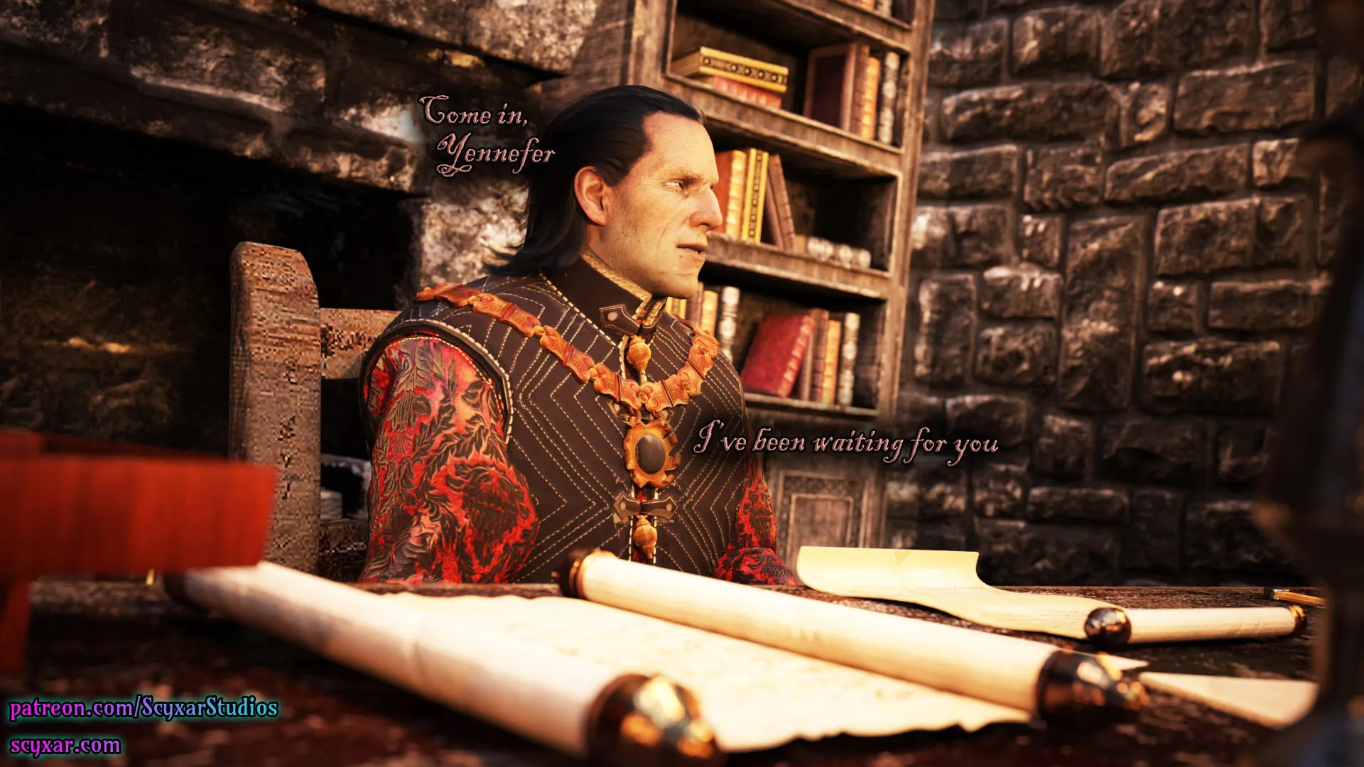 Geralt’s Transformation into Yennefer [Scyxar Studios] - 2 . Geralt’s Transformation into Yennefer - Chapter 2 - Page 5