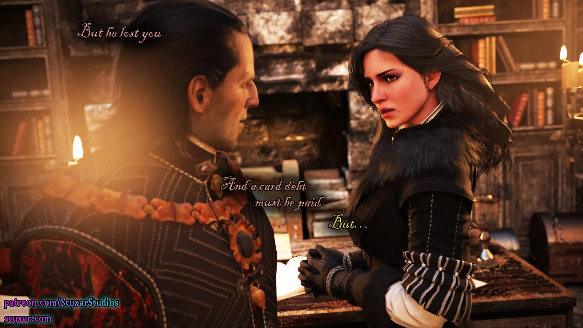 Geralt’s Transformation into Yennefer [Scyxar Studios] - 2 . Geralt’s Transformation into Yennefer - Chapter 2 - Page 9