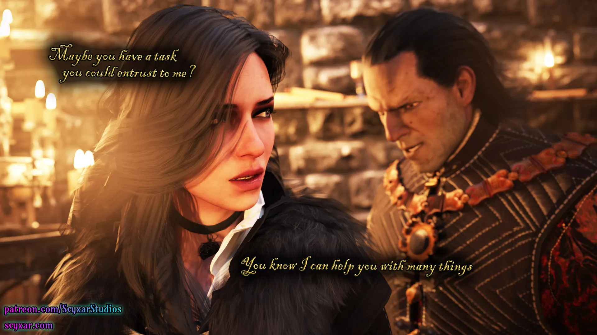 Geralt’s Transformation into Yennefer [Scyxar Studios] - 2 . Geralt’s Transformation into Yennefer - Chapter 2 - Page 10
