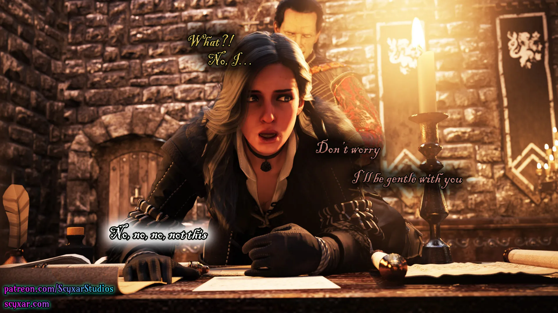 Geralt’s Transformation into Yennefer [Scyxar Studios] - 2 . Geralt’s Transformation into Yennefer - Chapter 2 - Page 16
