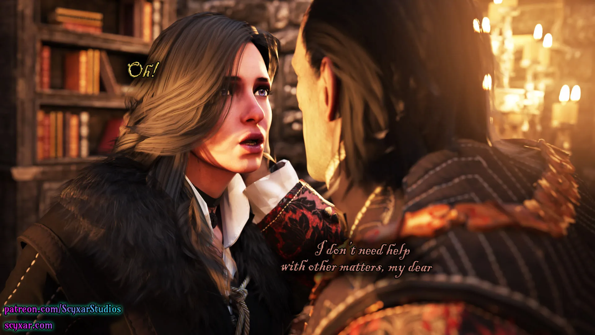 Geralt’s Transformation into Yennefer [Scyxar Studios] - 2 . Geralt’s Transformation into Yennefer - Chapter 2 - Page 18