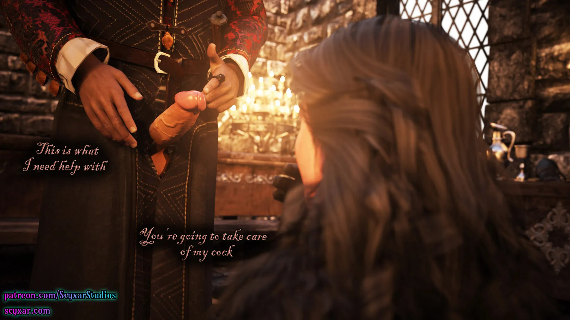 Geralt’s Transformation into Yennefer [Scyxar Studios] - 2 . Geralt’s Transformation into Yennefer - Chapter 2 - Page 24