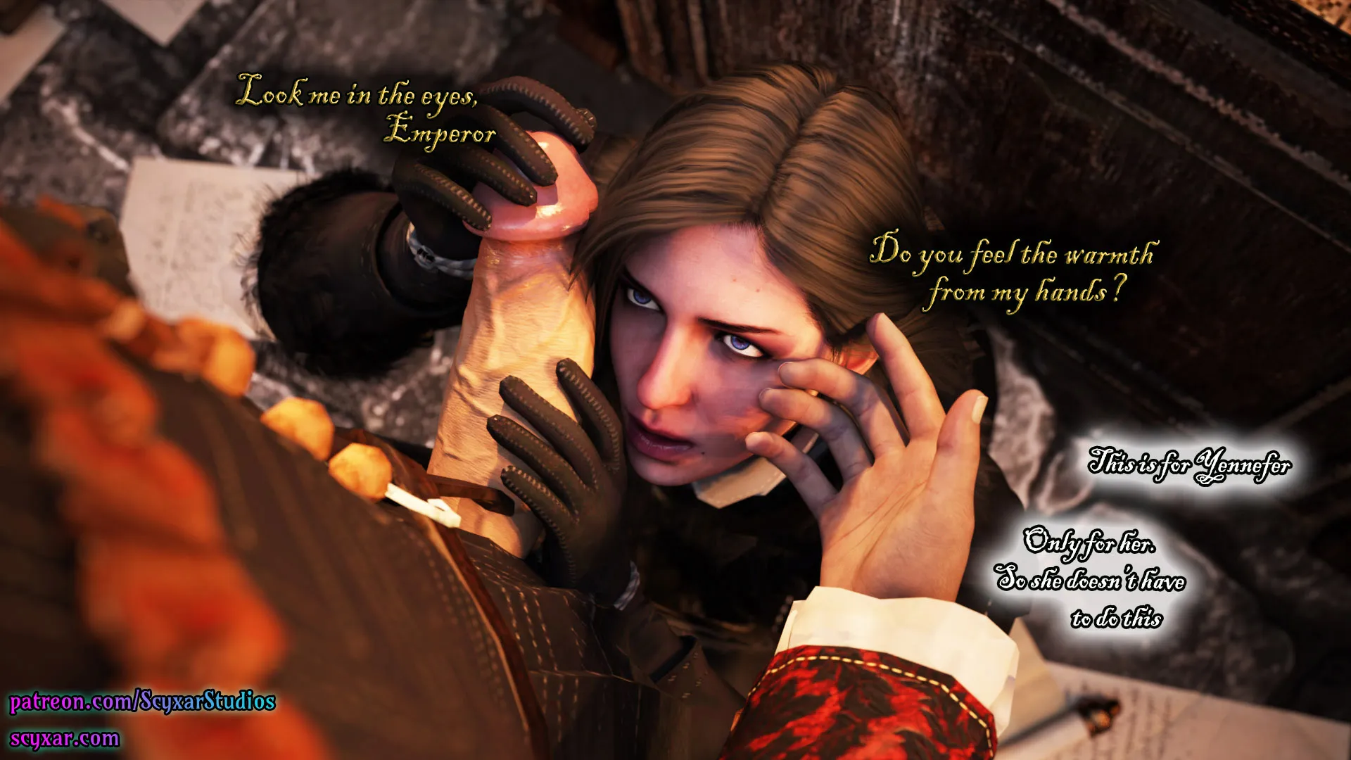 Geralt’s Transformation into Yennefer [Scyxar Studios] - 2 . Geralt’s Transformation into Yennefer - Chapter 2 - Page 33