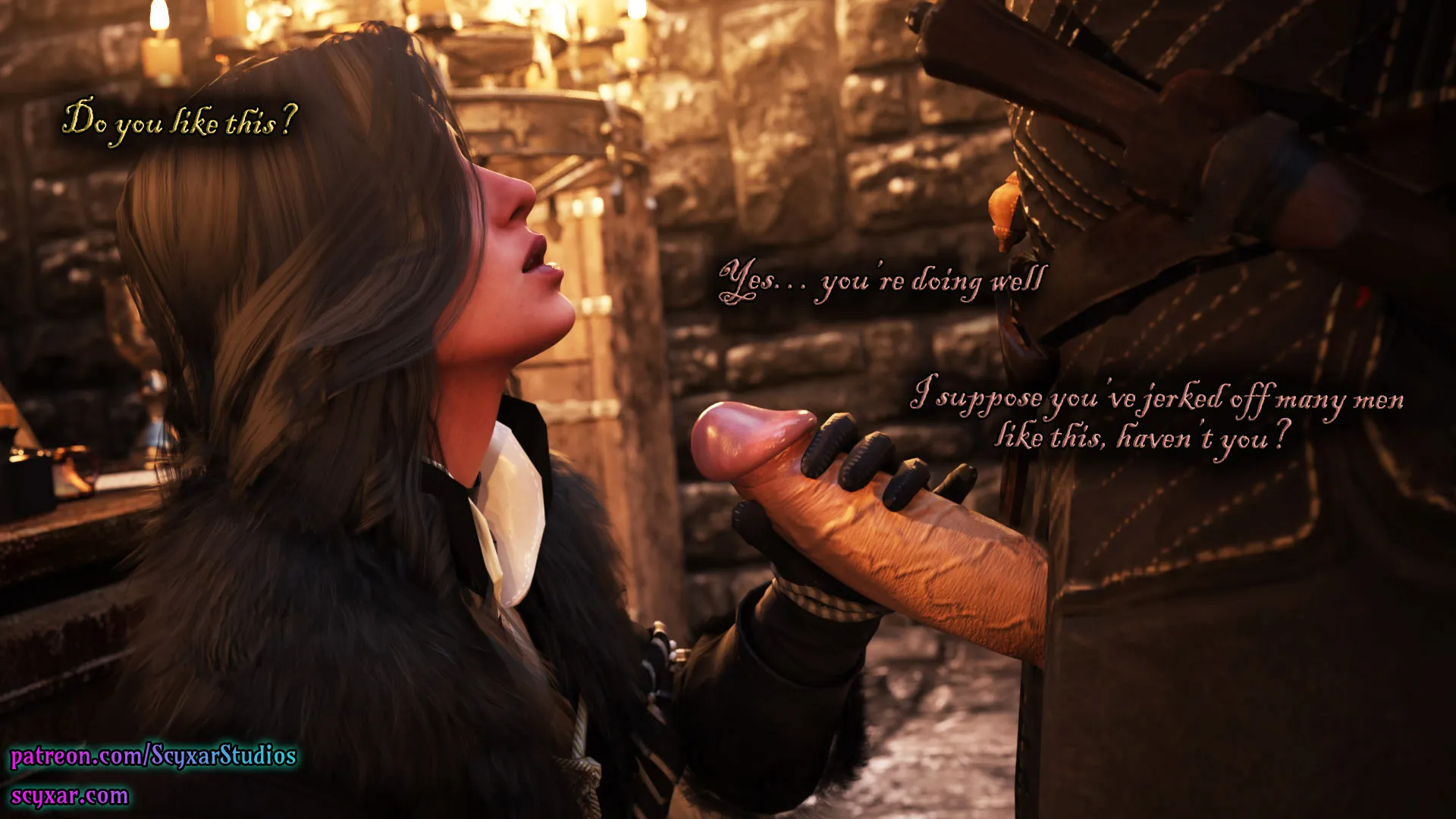 Geralt’s Transformation into Yennefer [Scyxar Studios] - 2 . Geralt’s Transformation into Yennefer - Chapter 2 - Page 35