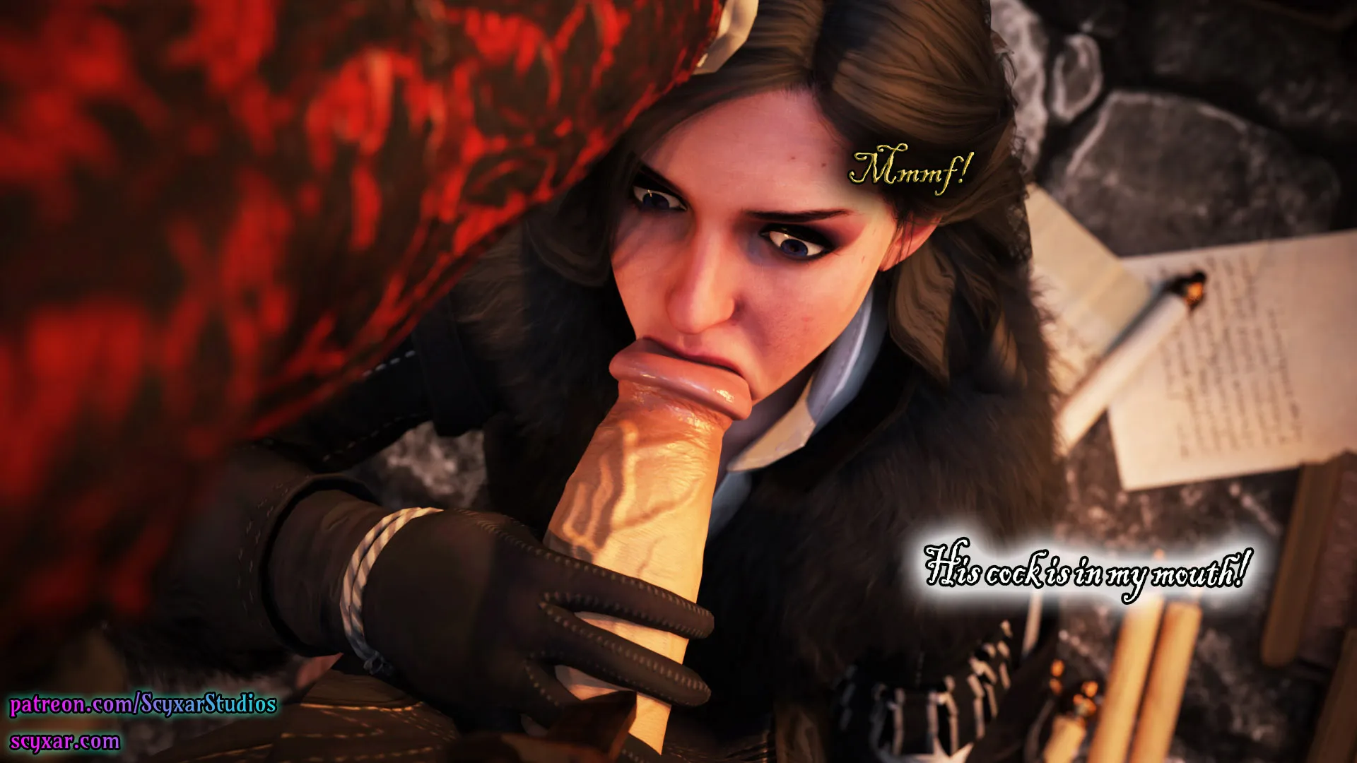 Geralt’s Transformation into Yennefer [Scyxar Studios] - 2 . Geralt’s Transformation into Yennefer - Chapter 2 - Page 40