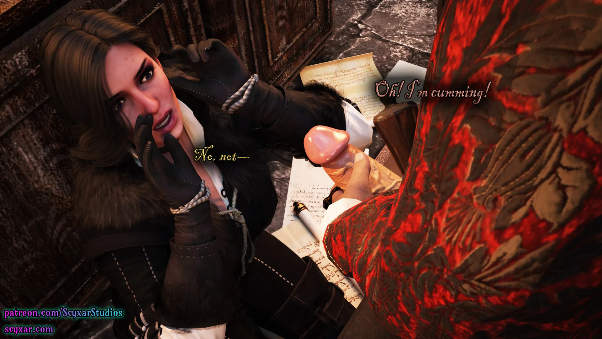 Geralt’s Transformation into Yennefer [Scyxar Studios] - 2 . Geralt’s Transformation into Yennefer - Chapter 2 - Page 42