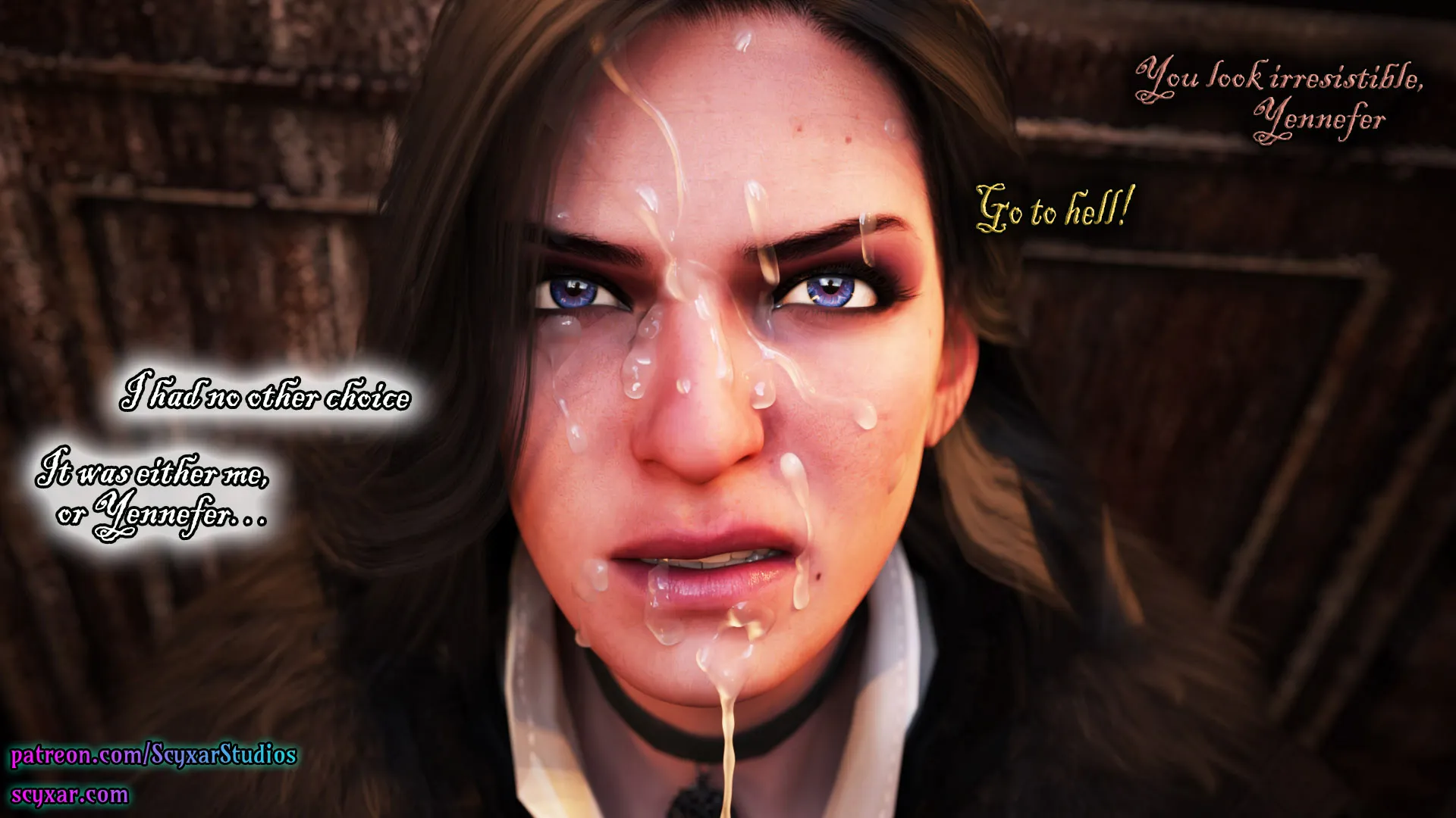 Geralt’s Transformation into Yennefer [Scyxar Studios] - 2 . Geralt’s Transformation into Yennefer - Chapter 2 - Page 46