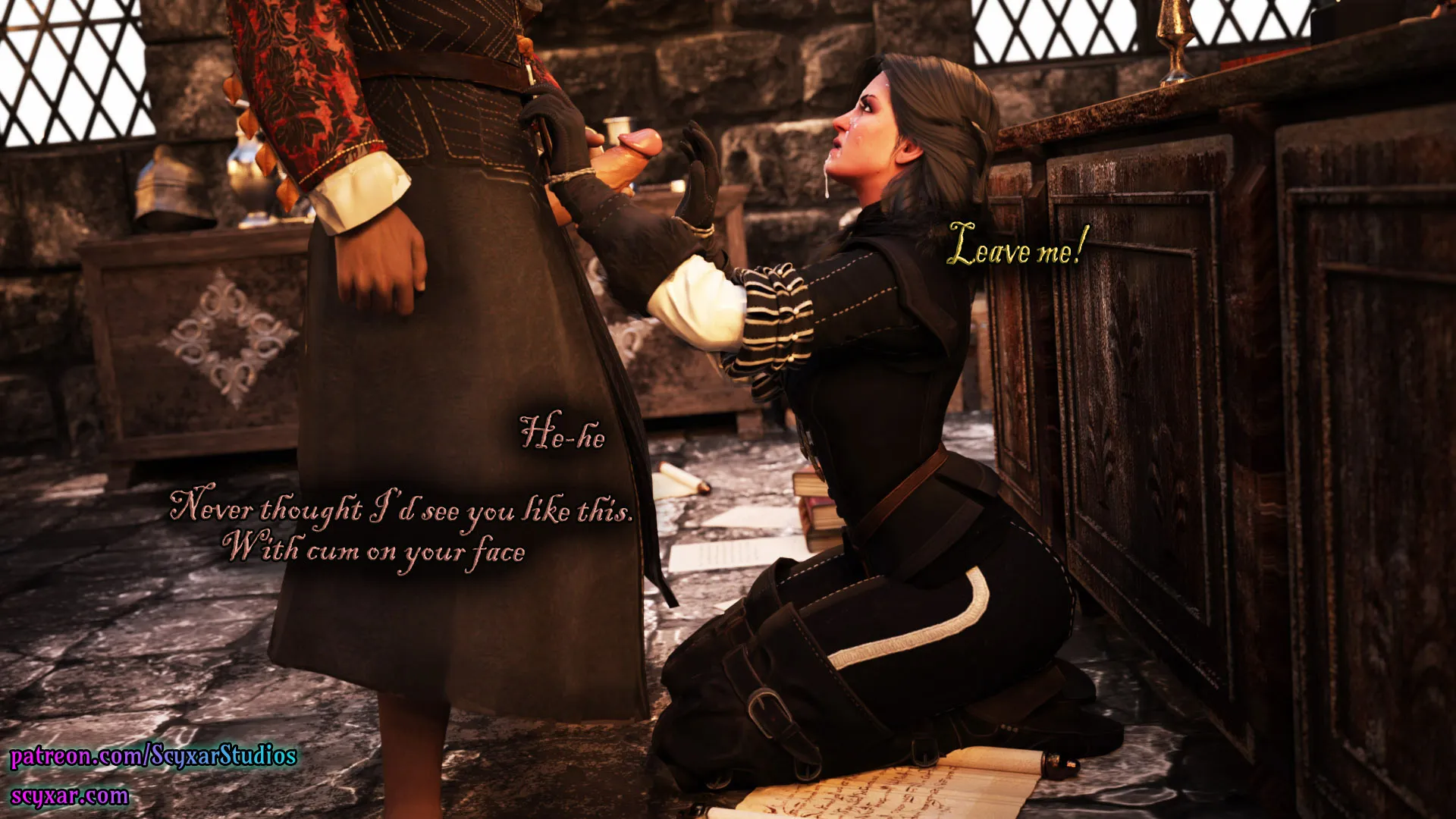 Geralt’s Transformation into Yennefer [Scyxar Studios] - 2 . Geralt’s Transformation into Yennefer - Chapter 2 - Page 47