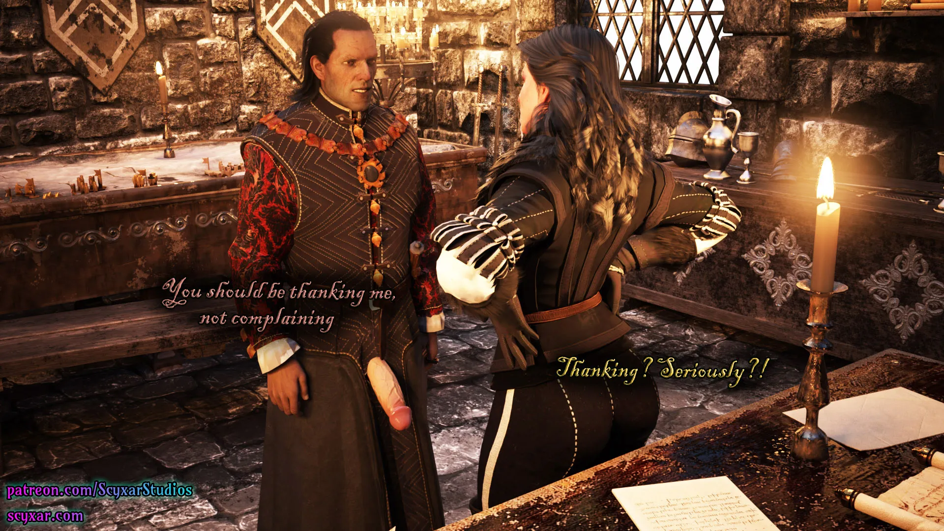 Geralt’s Transformation into Yennefer [Scyxar Studios] - 2 . Geralt’s Transformation into Yennefer - Chapter 2 - Page 50