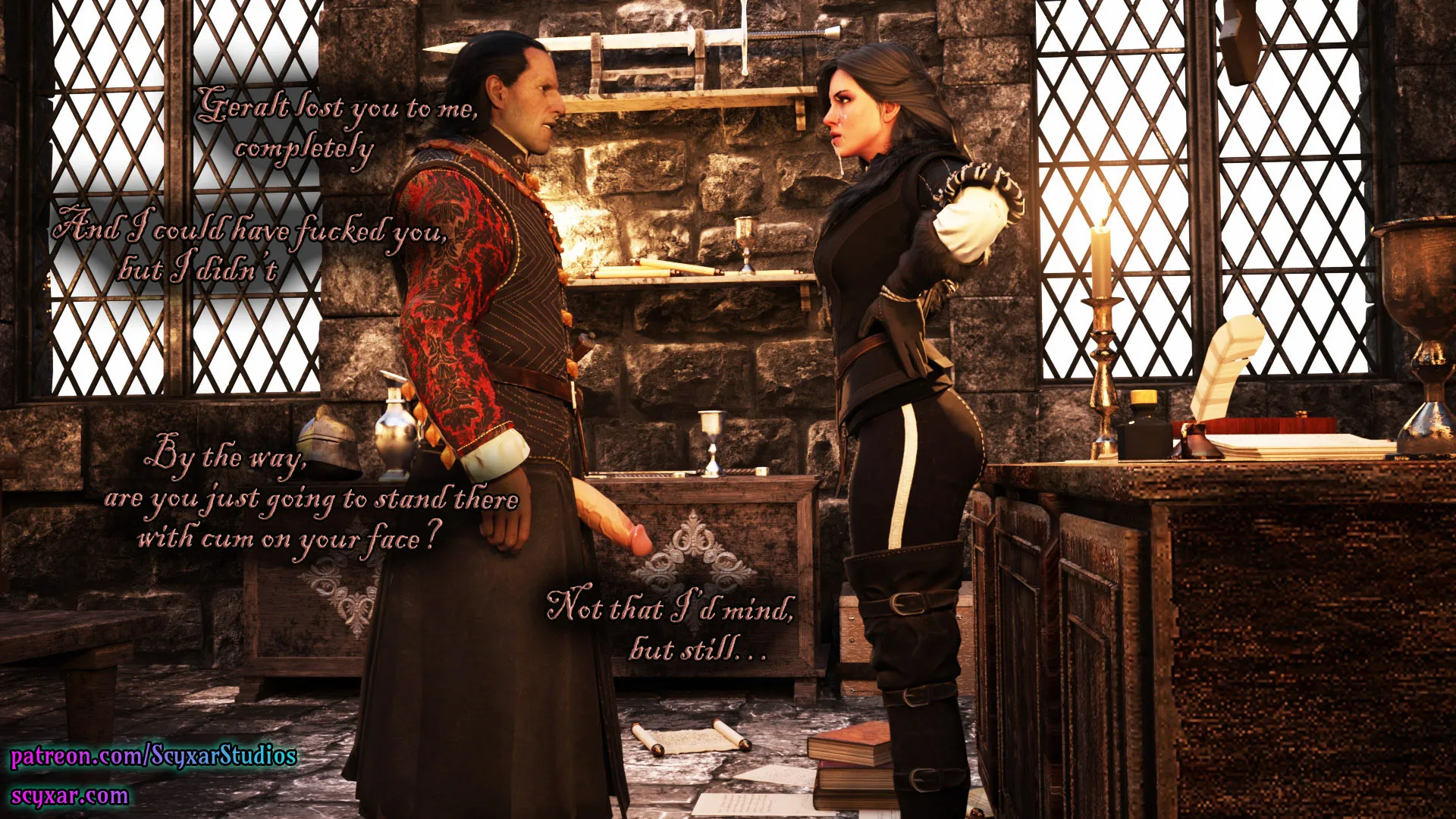 Geralt’s Transformation into Yennefer [Scyxar Studios] - 2 . Geralt’s Transformation into Yennefer - Chapter 2 - Page 51