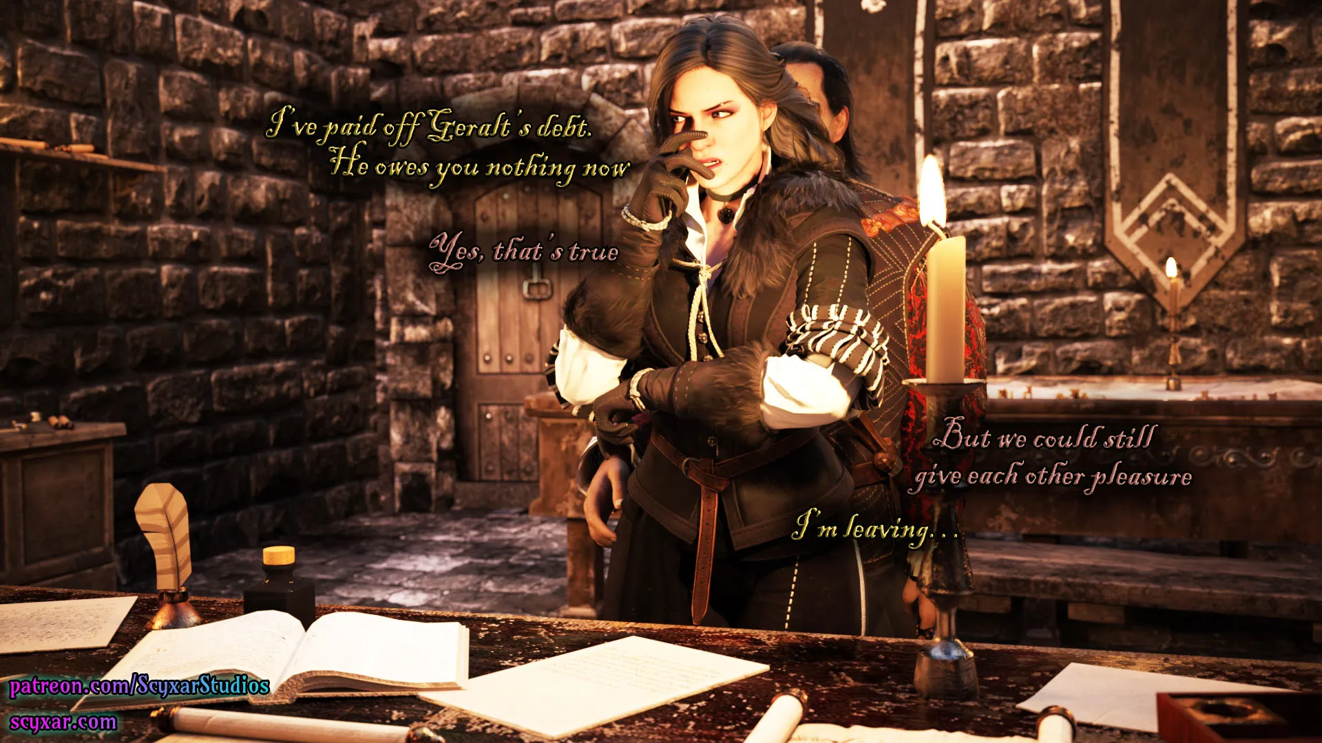 Geralt’s Transformation into Yennefer [Scyxar Studios] - 2 . Geralt’s Transformation into Yennefer - Chapter 2 - Page 56