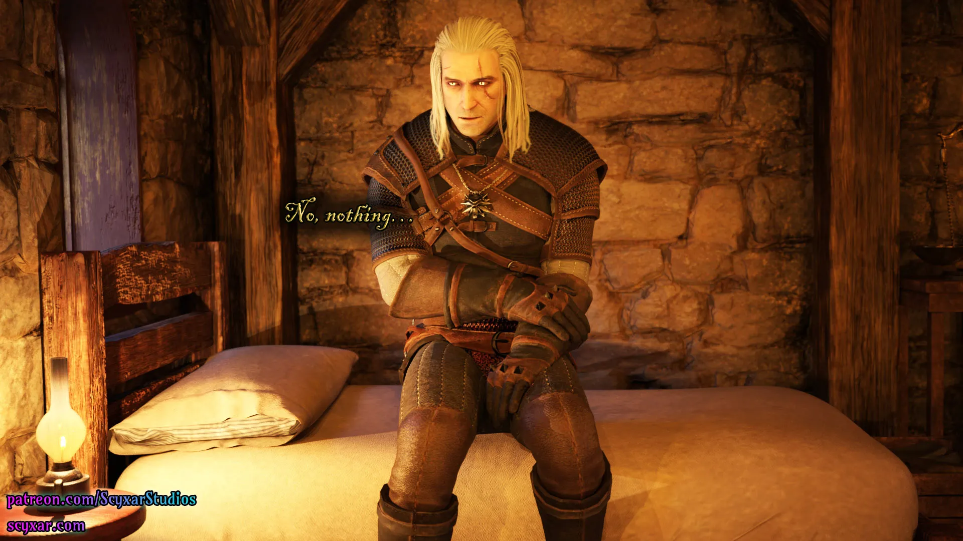 Geralt’s Transformation into Yennefer [Scyxar Studios] - 2 . Geralt’s Transformation into Yennefer - Chapter 2 - Page 61