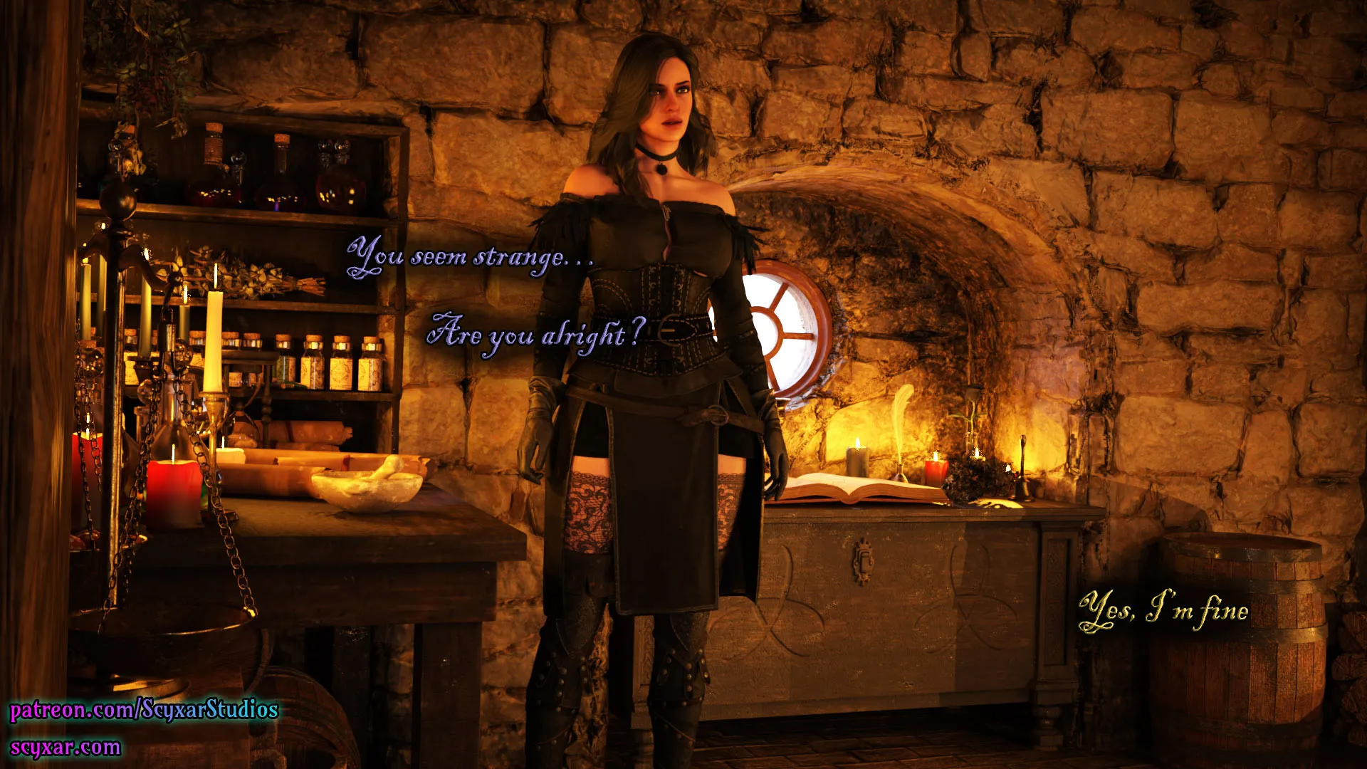 Geralt’s Transformation into Yennefer [Scyxar Studios] - 2 . Geralt’s Transformation into Yennefer - Chapter 2 - Page 62