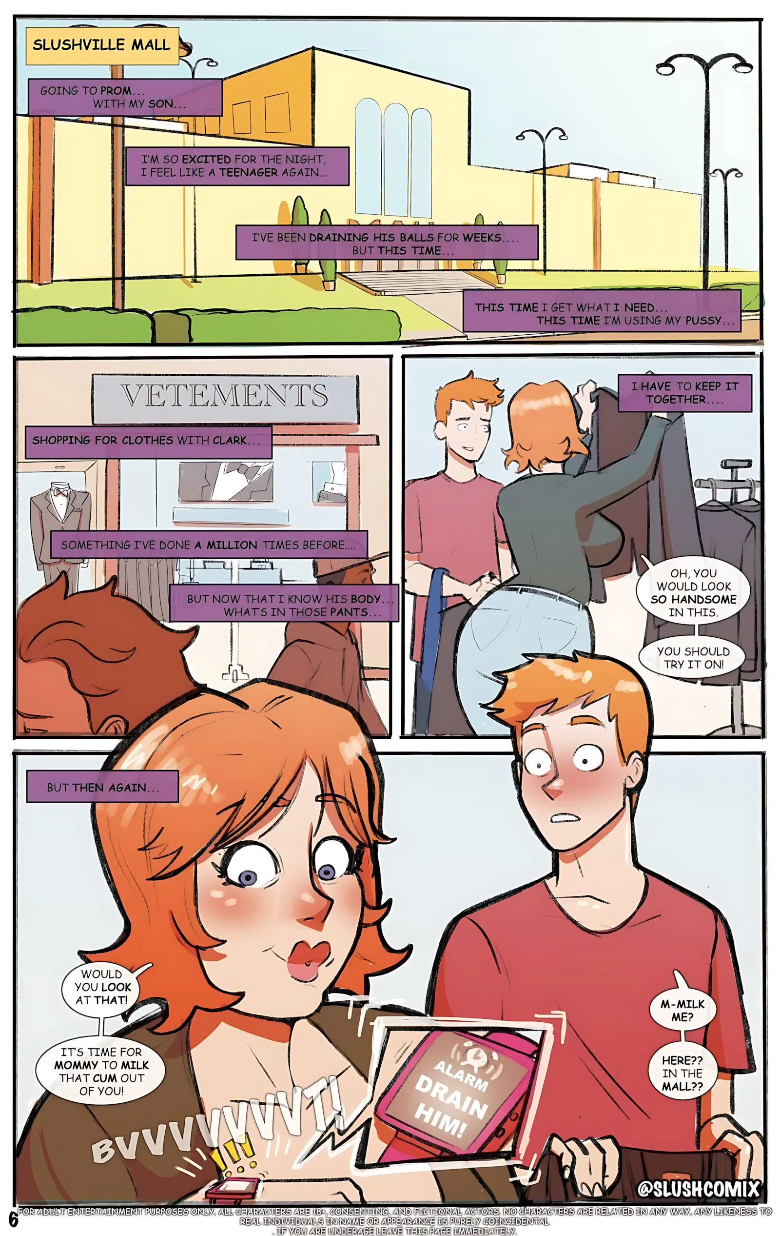 My Son’s Hyperspermia [SlushComix] - 2 . My Son’s Hyperspermia - Chapter 2 - Page 7