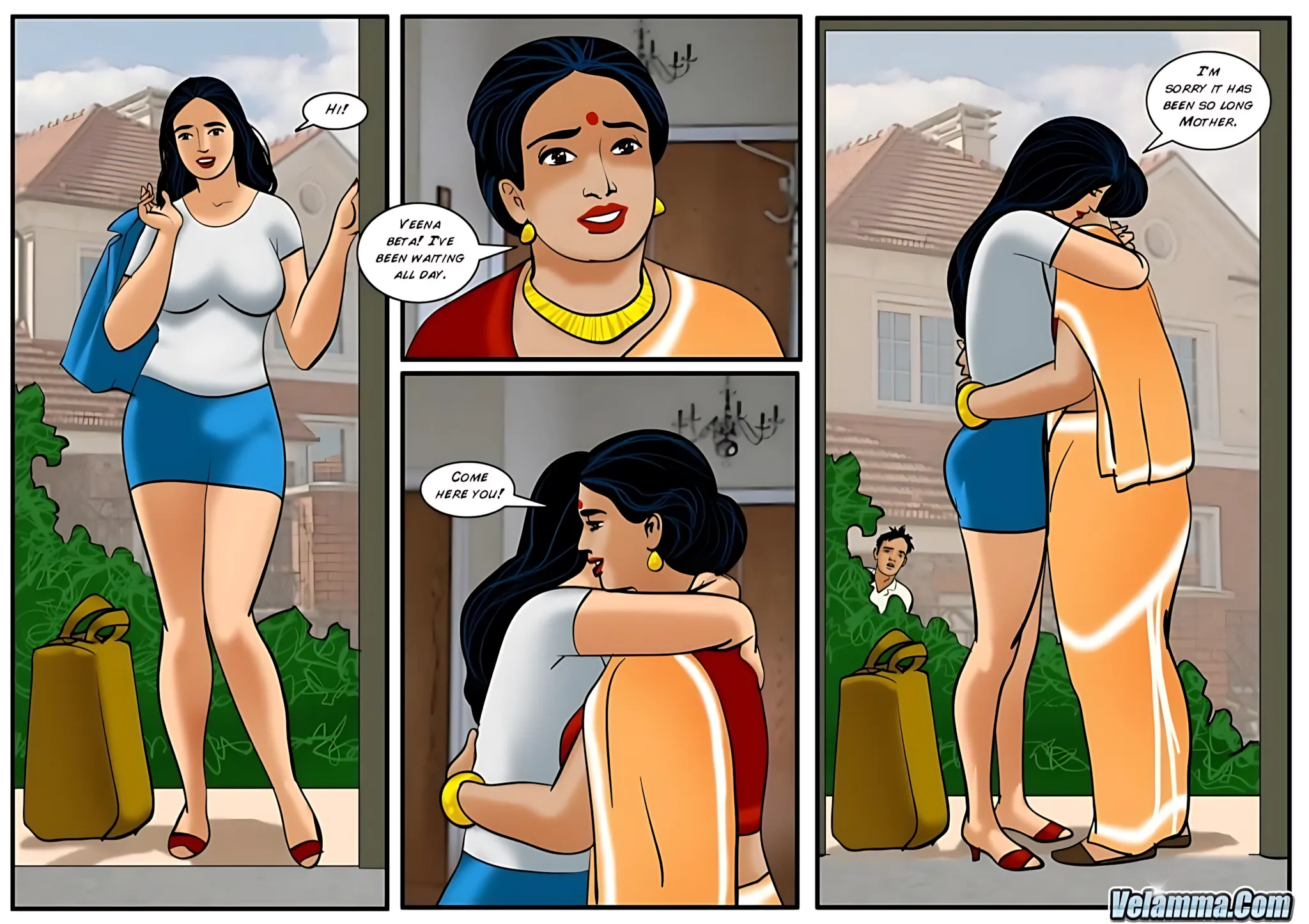 Velamma All Episodes Comics - 50 . Velamma - Episode 50 - Veena Cums Home - Page 2