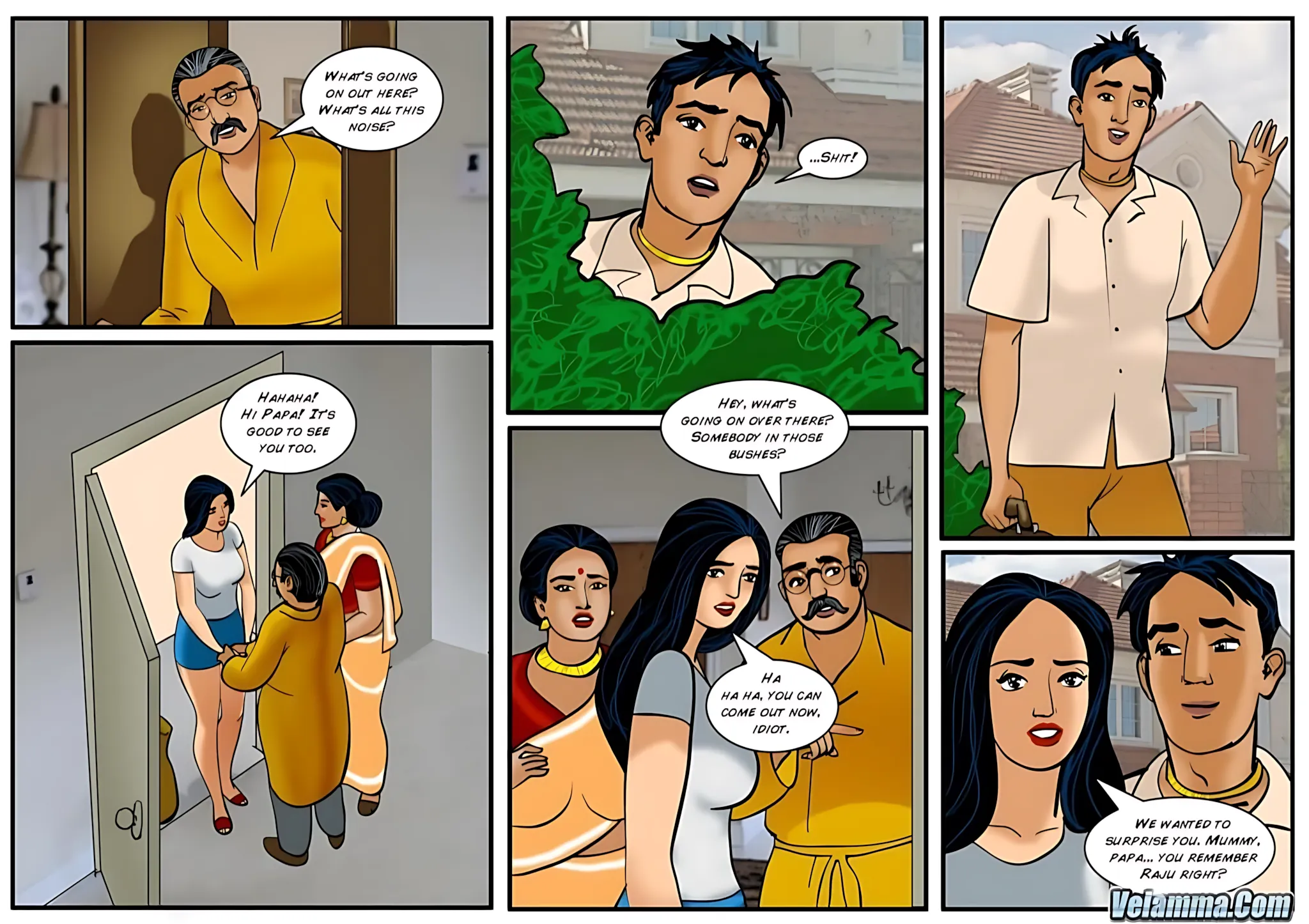 Velamma All Episodes Comics - 50 . Velamma - Episode 50 - Veena Cums Home - Page 3
