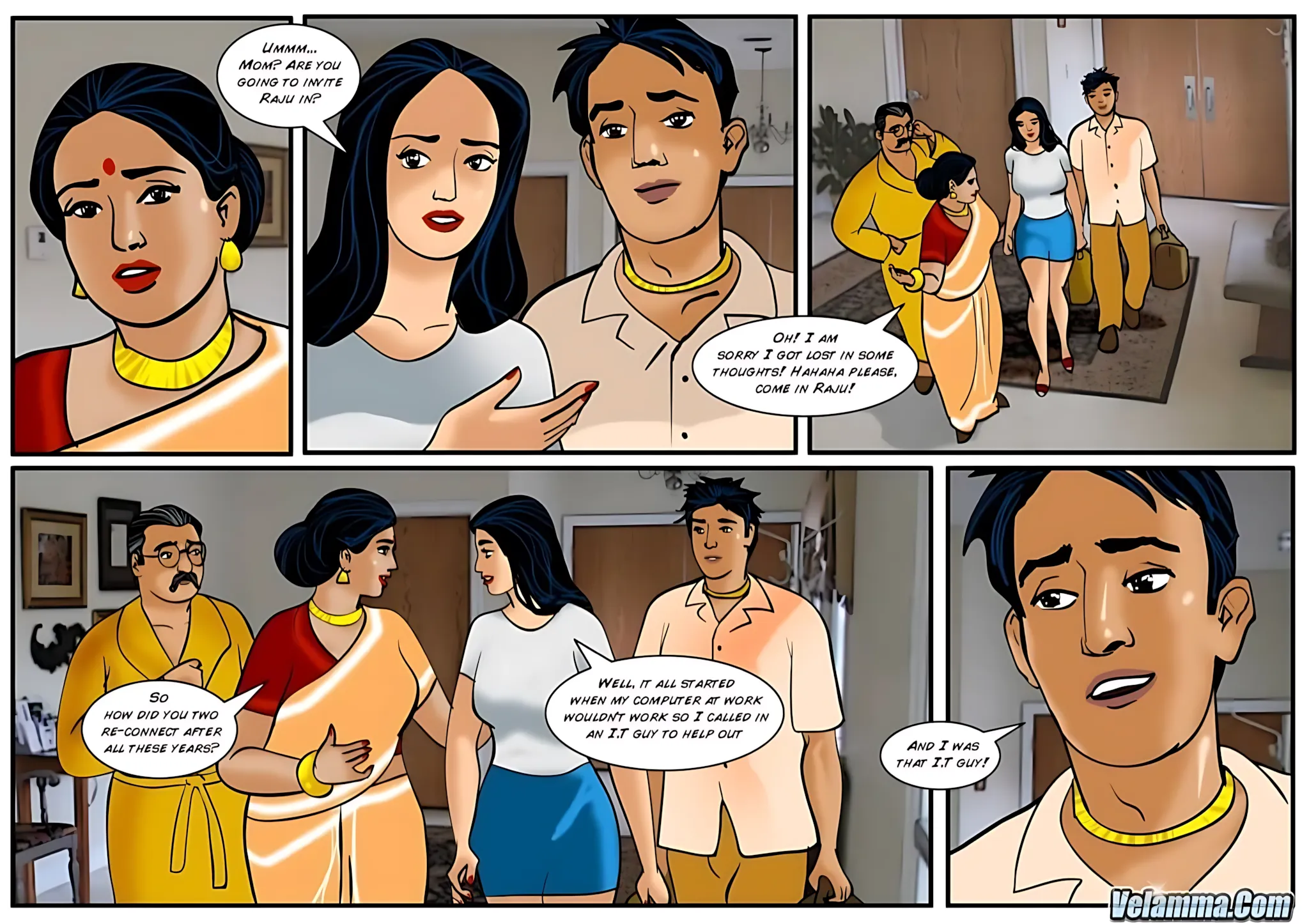 Velamma All Episodes Comics - 50 . Velamma - Episode 50 - Veena Cums Home - Page 5