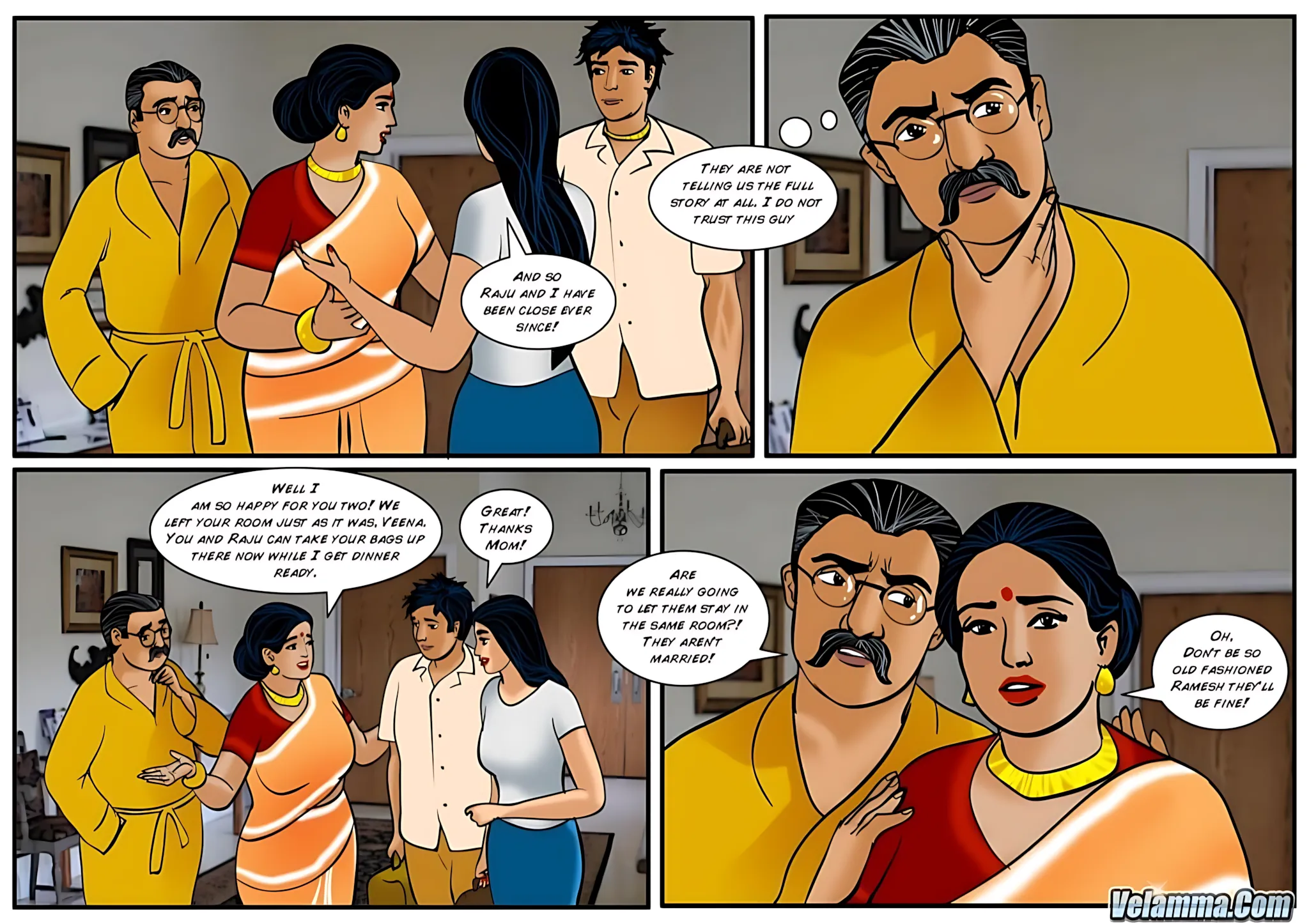 Velamma All Episodes Comics - 50 . Velamma - Episode 50 - Veena Cums Home - Page 9