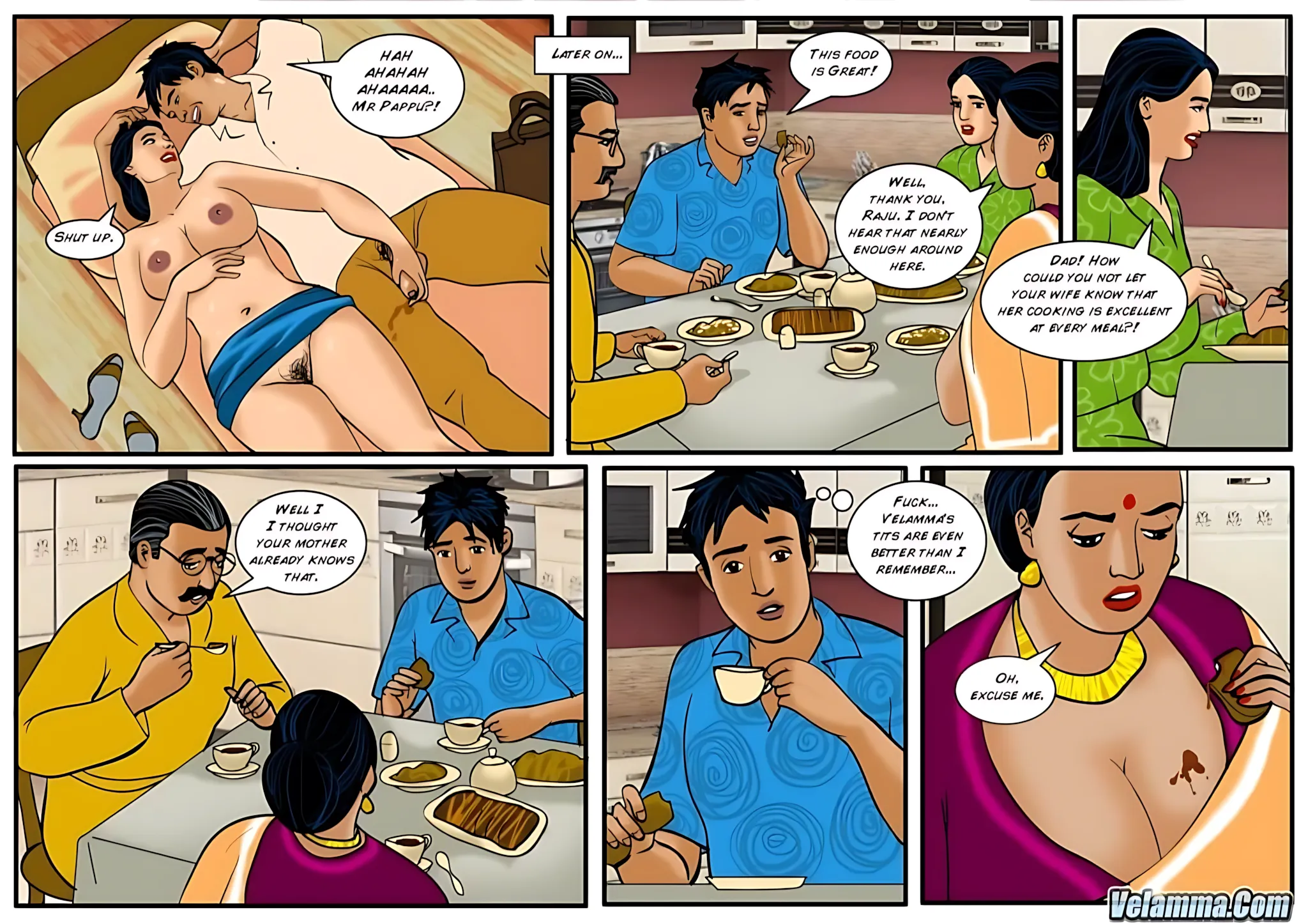 Velamma All Episodes Comics - 50 . Velamma - Episode 50 - Veena Cums Home - Page 14