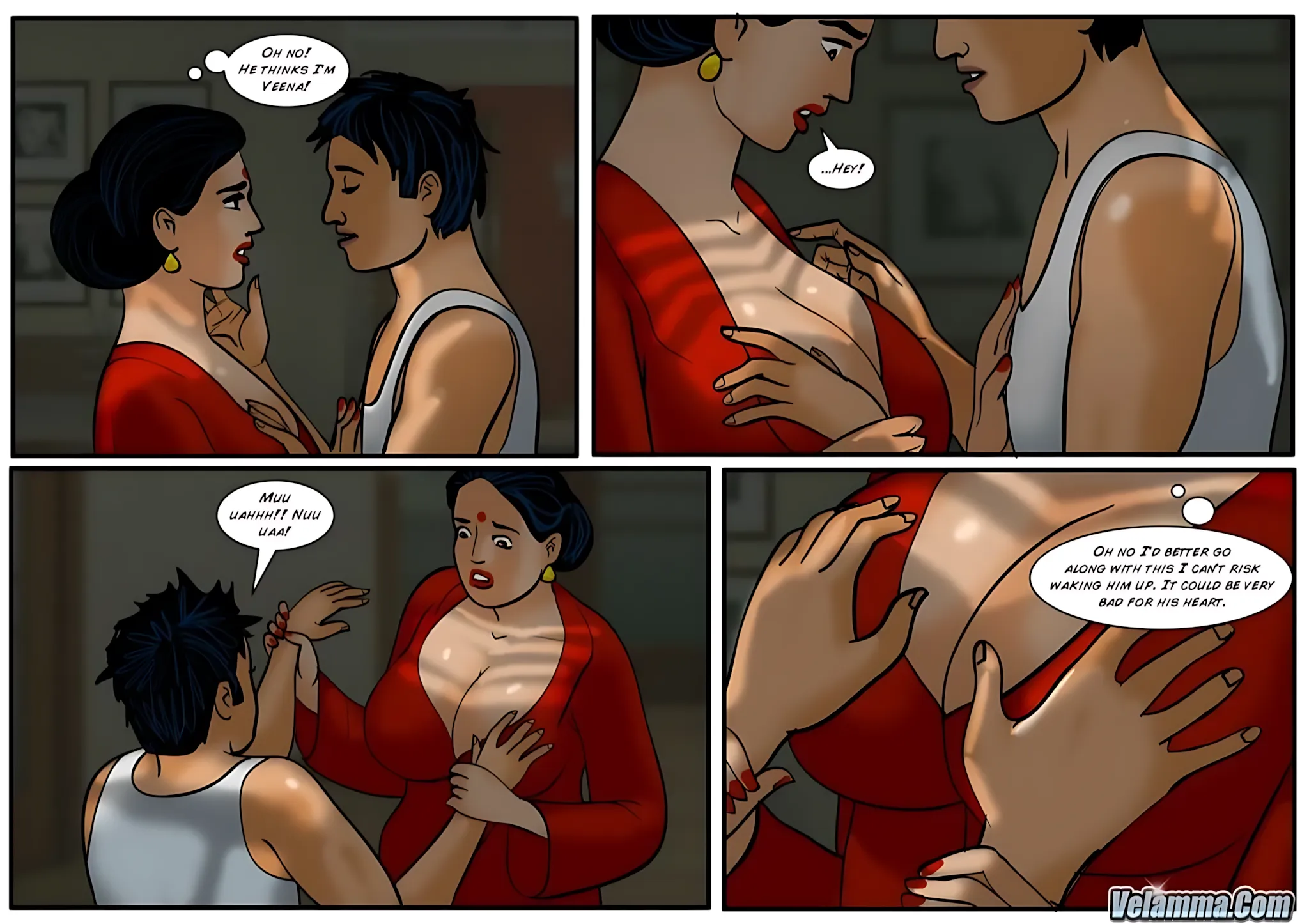 Velamma All Episodes Comics - 50 . Velamma - Episode 50 - Veena Cums Home - Page 18
