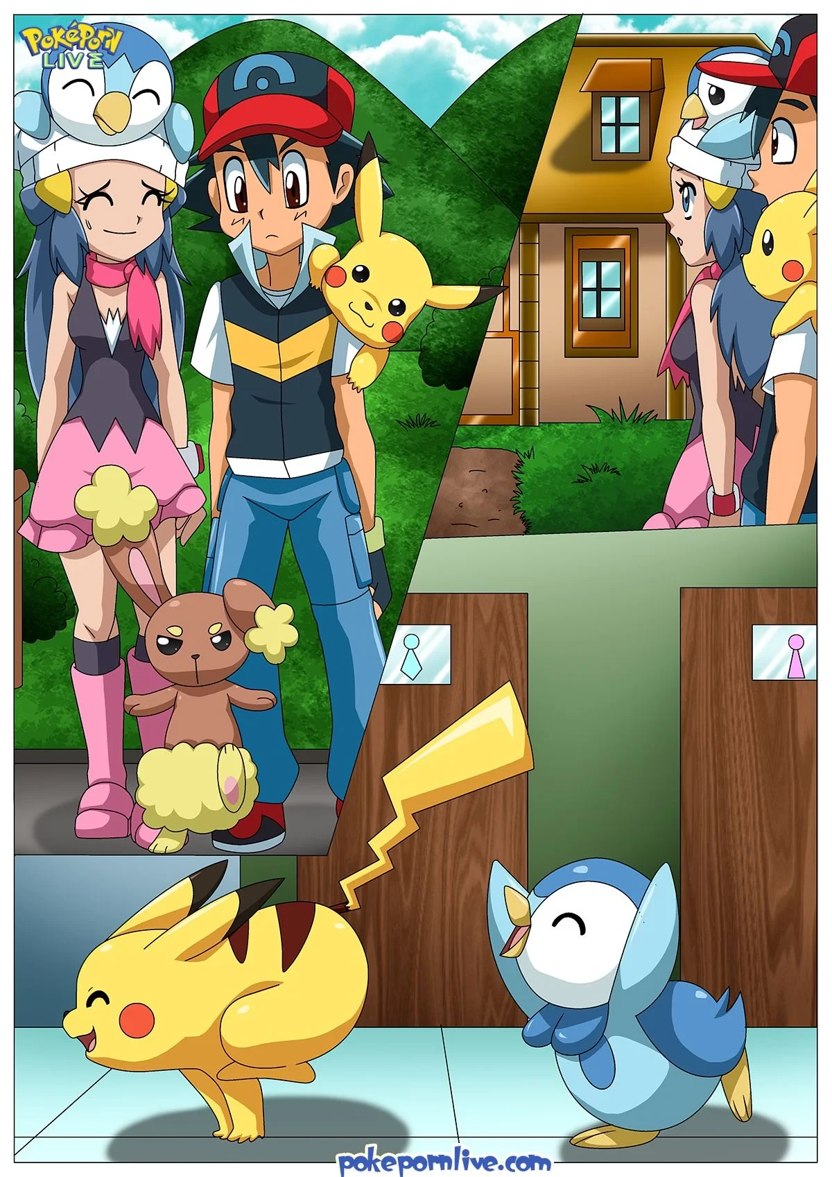 Double Hit (Pokemon) [Palcomix] - 1 . Double Hit - (Pokemon) [Palcomix] - Page 9