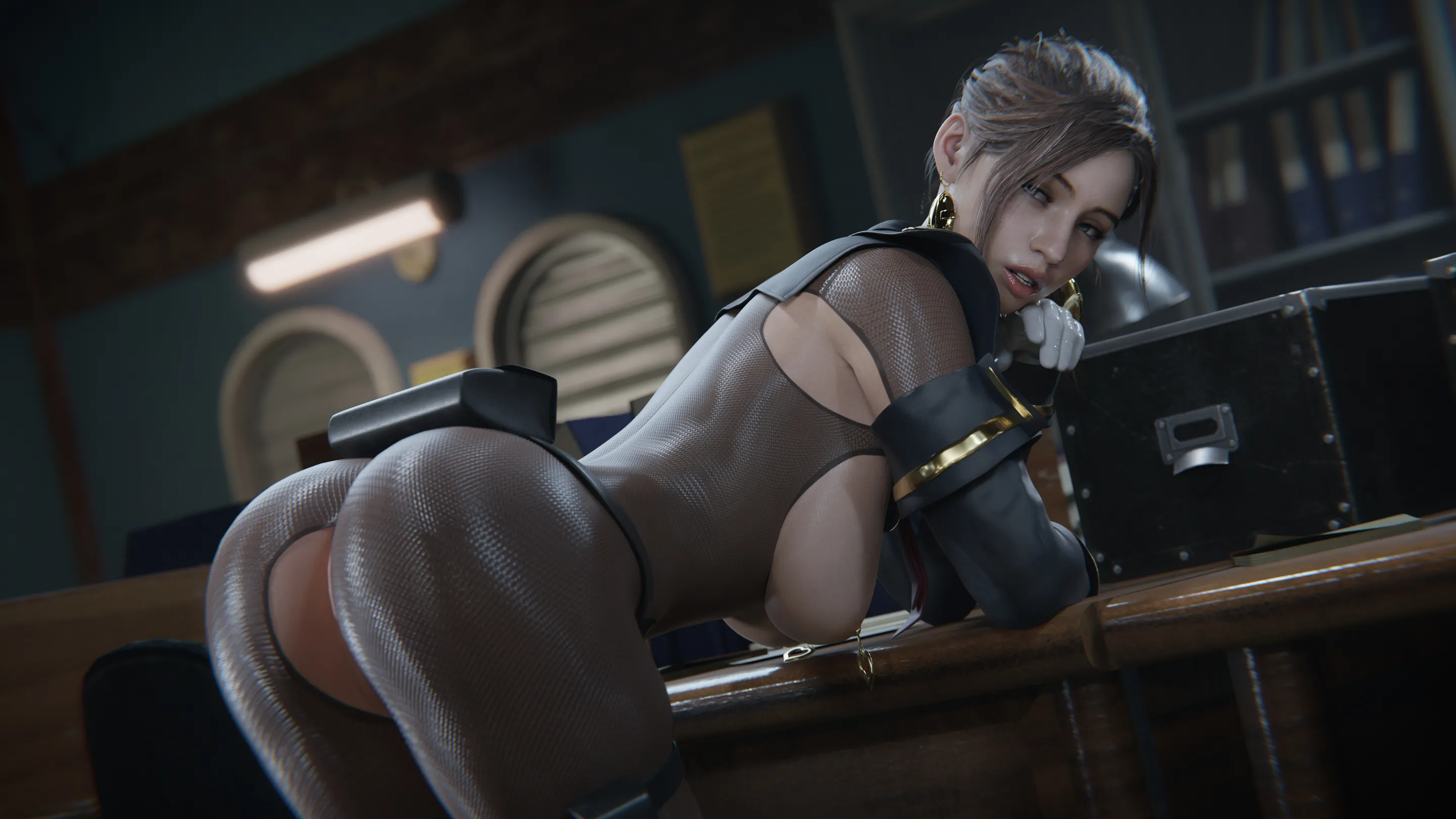 Sexual Desire Processing Officer (Resident Evil) - 10 . Sexual Desire Processing Officer - Part 10 [Strauzek] - Page 9