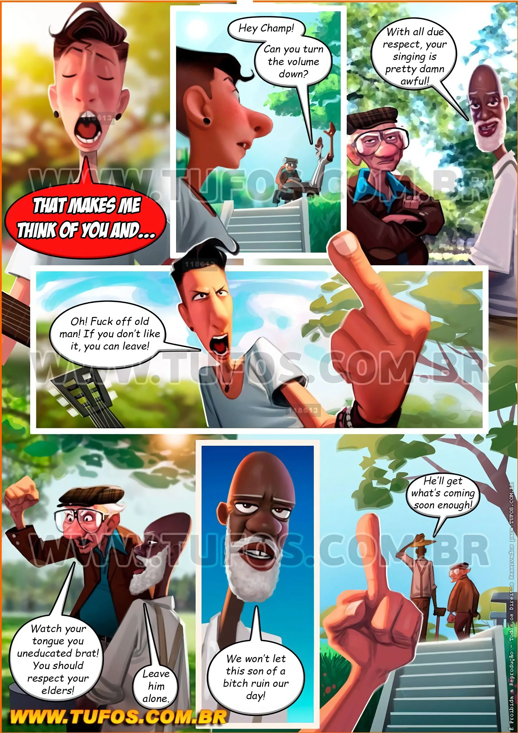 Old Geezers Of The Park [WC | TF] - 4 . Old Geezers Of The Park - Chapter 4 [WC - TF] - Page 3