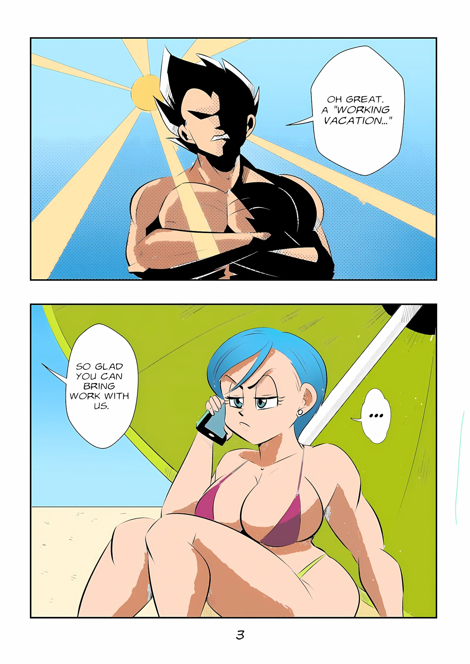 Beach call [Dragon Ball] - 1. Beach call [Funsexydragonball] - Page 3